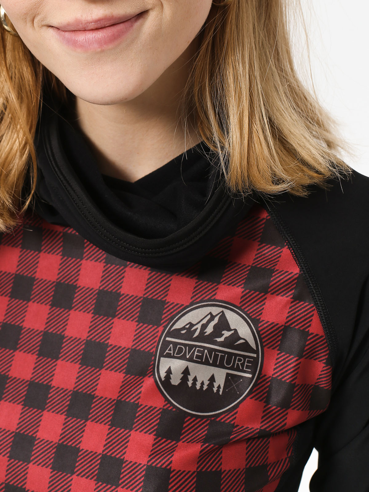 Majesty Srface Lady Top Lumberjack Underwear Wmn (red/black)