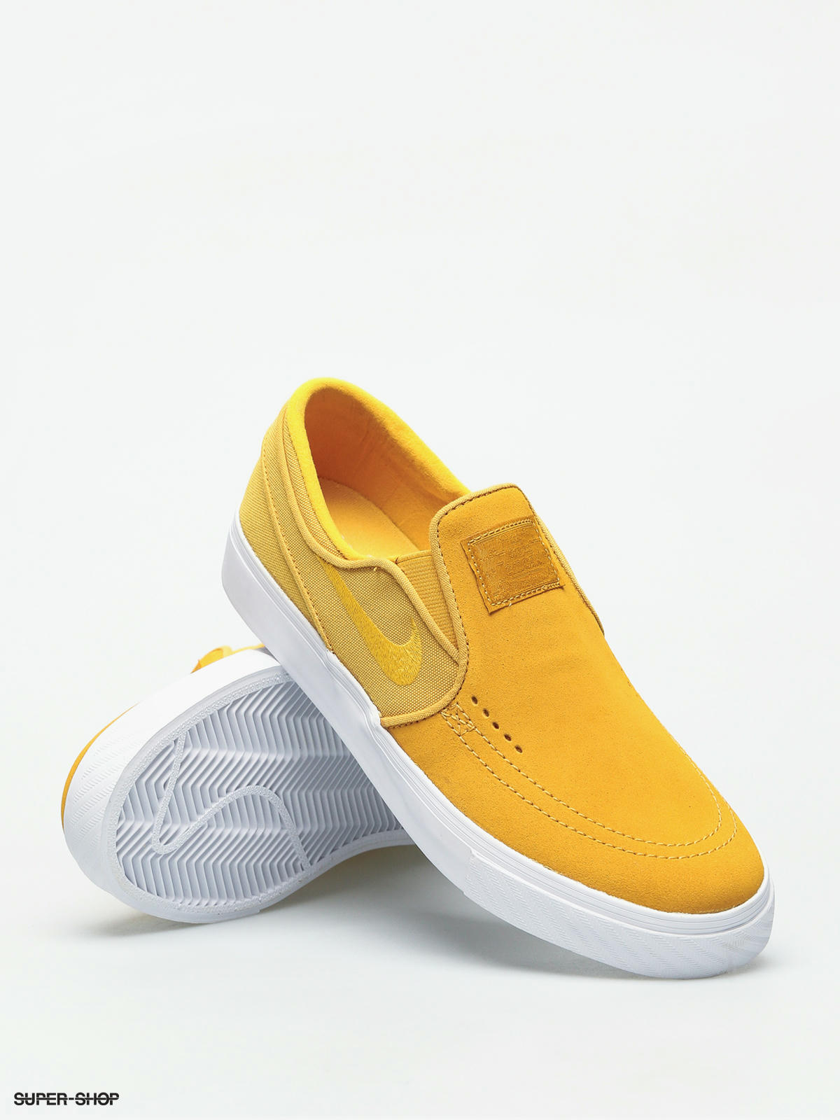 Nike janoski slip store on yellow