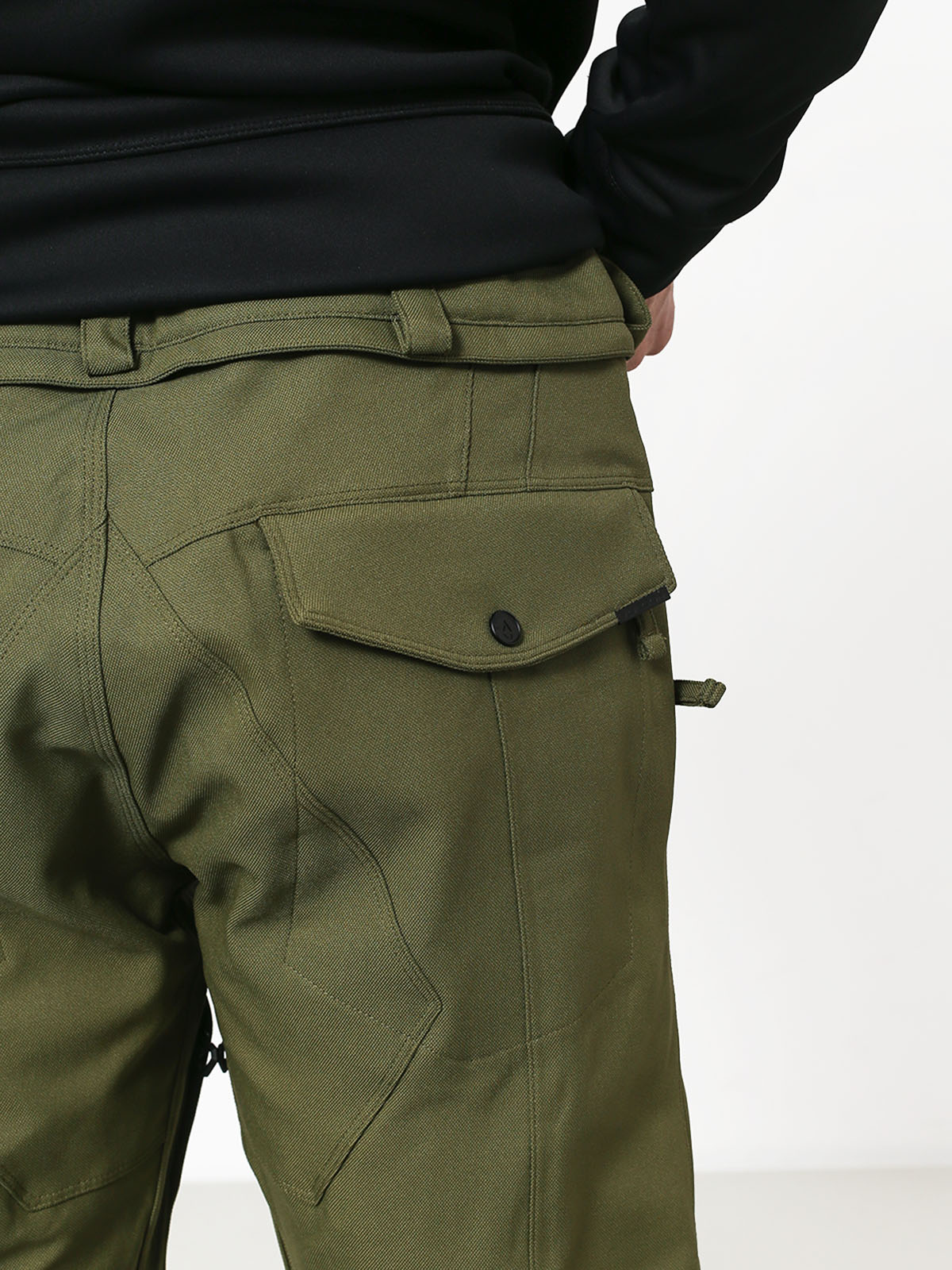 Mens Volcom Articulated Snowboard pants (mil)
