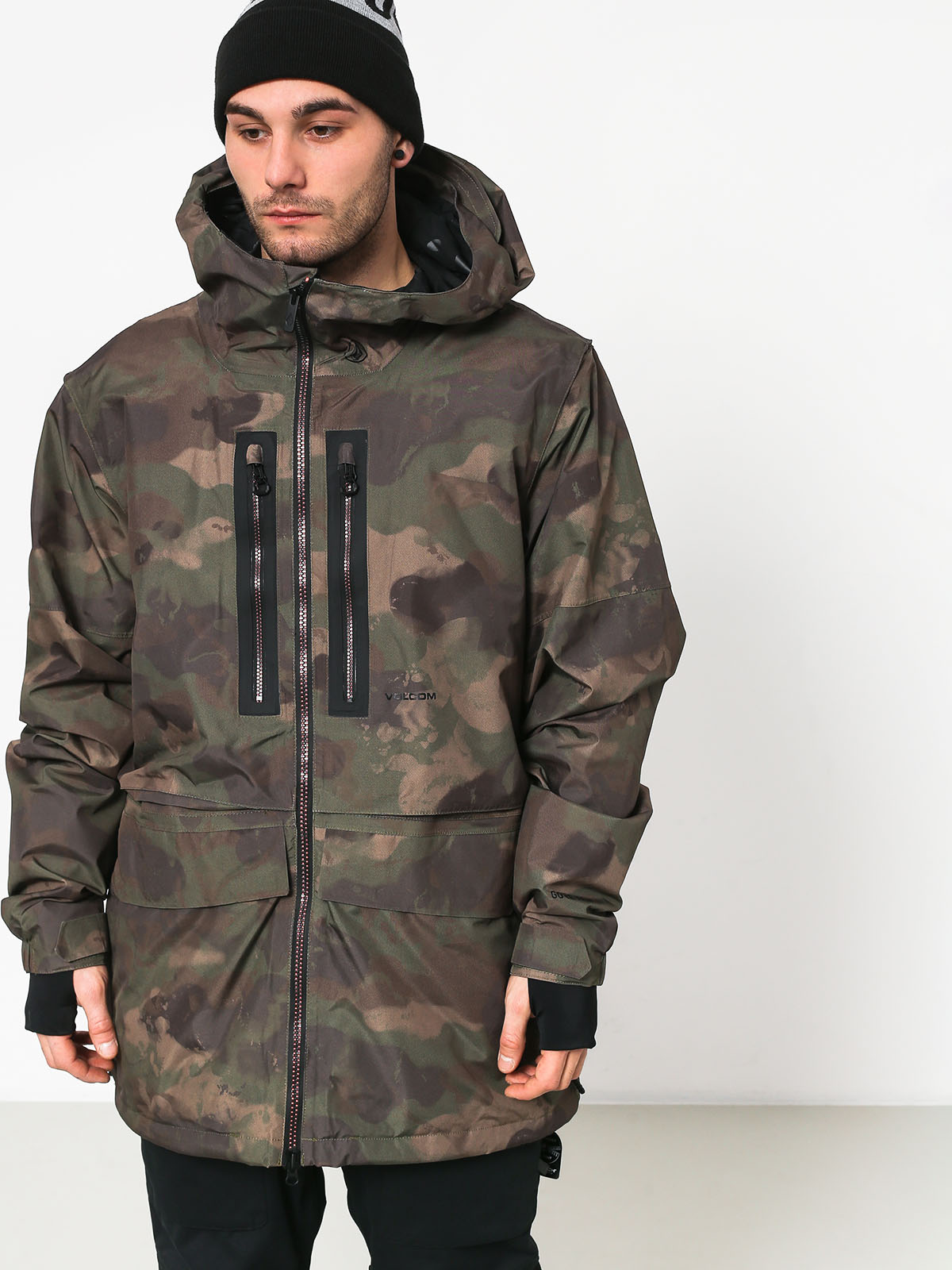 Mens Volcom Stone Gore Tex Snowboard jacket (cam)
