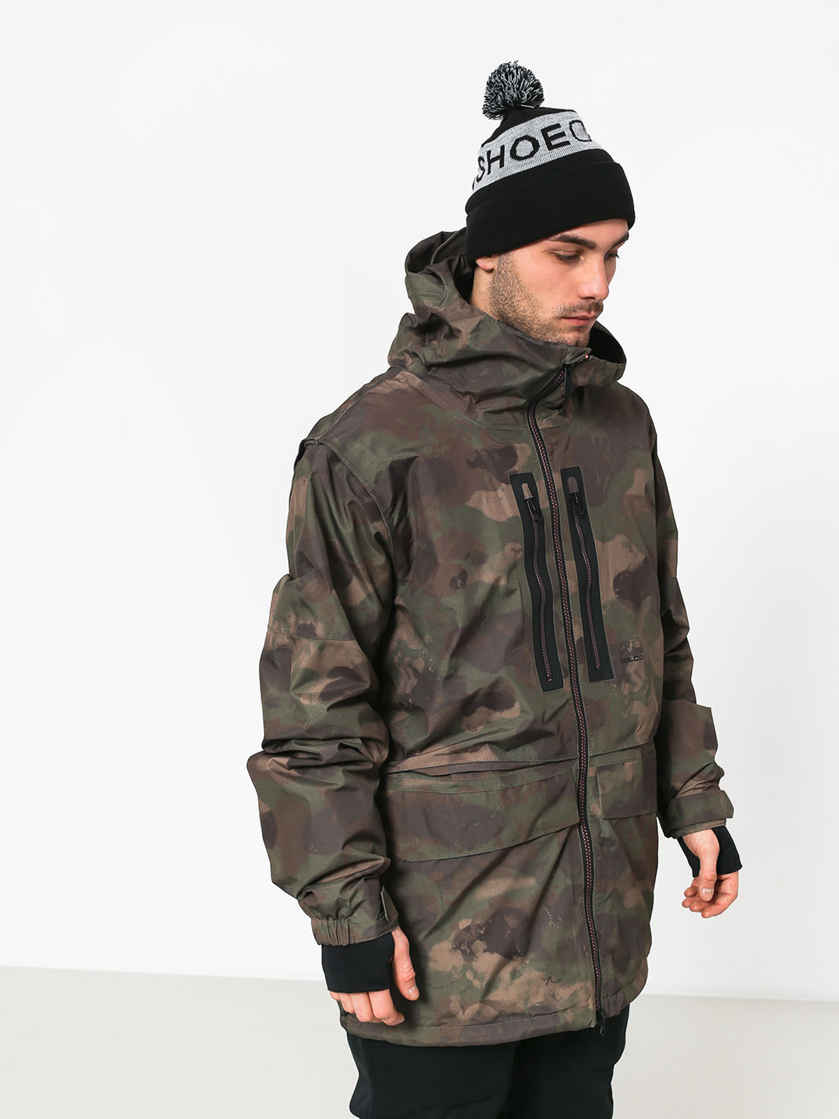 Mens Volcom Stone Gore Tex Snowboard jacket (cam)