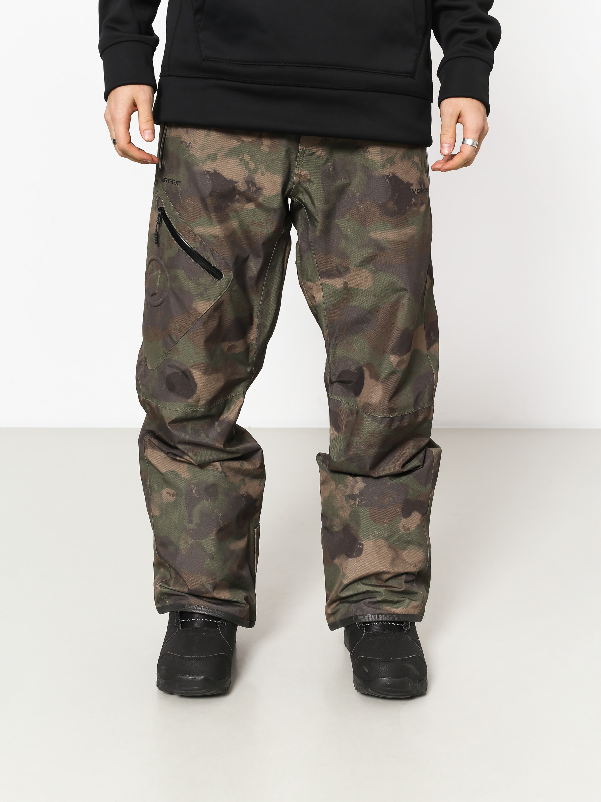 Mens Volcom L Gore Tex Snowboard pants (cam)