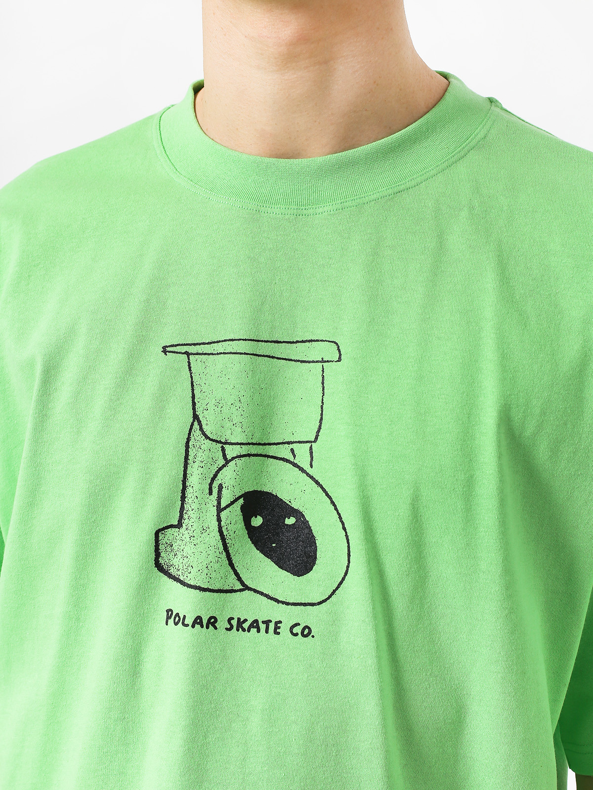 Polar Skate Toilet Surf T-shirt (summer green)