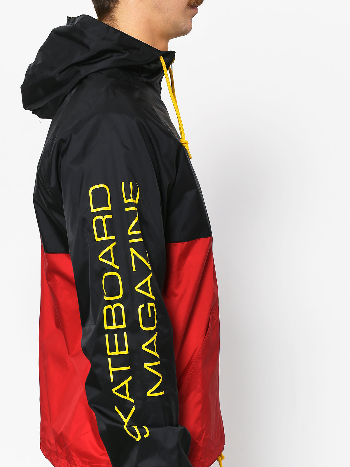 Thrasher Jacket Mag Logo Anorak (black red)