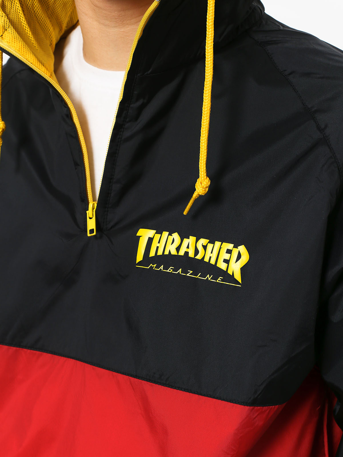 Thrasher Jacket Mag Logo Anorak (black red)