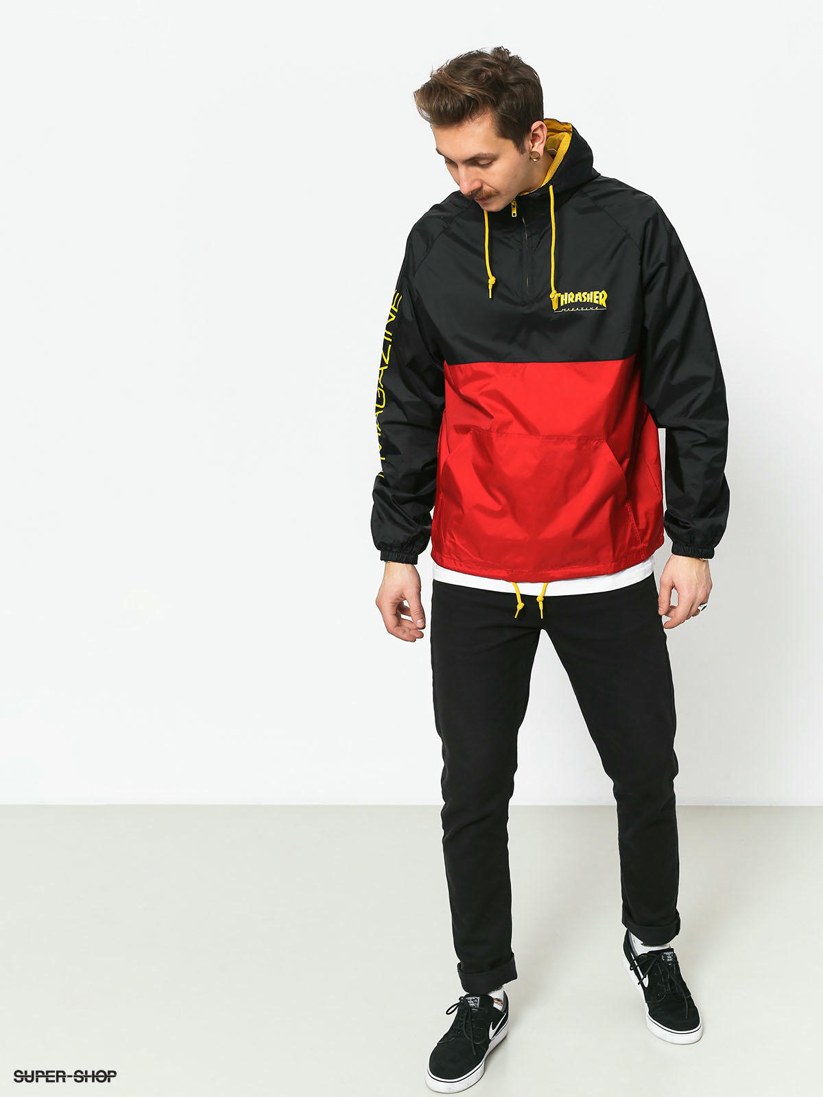 red thrasher windbreaker