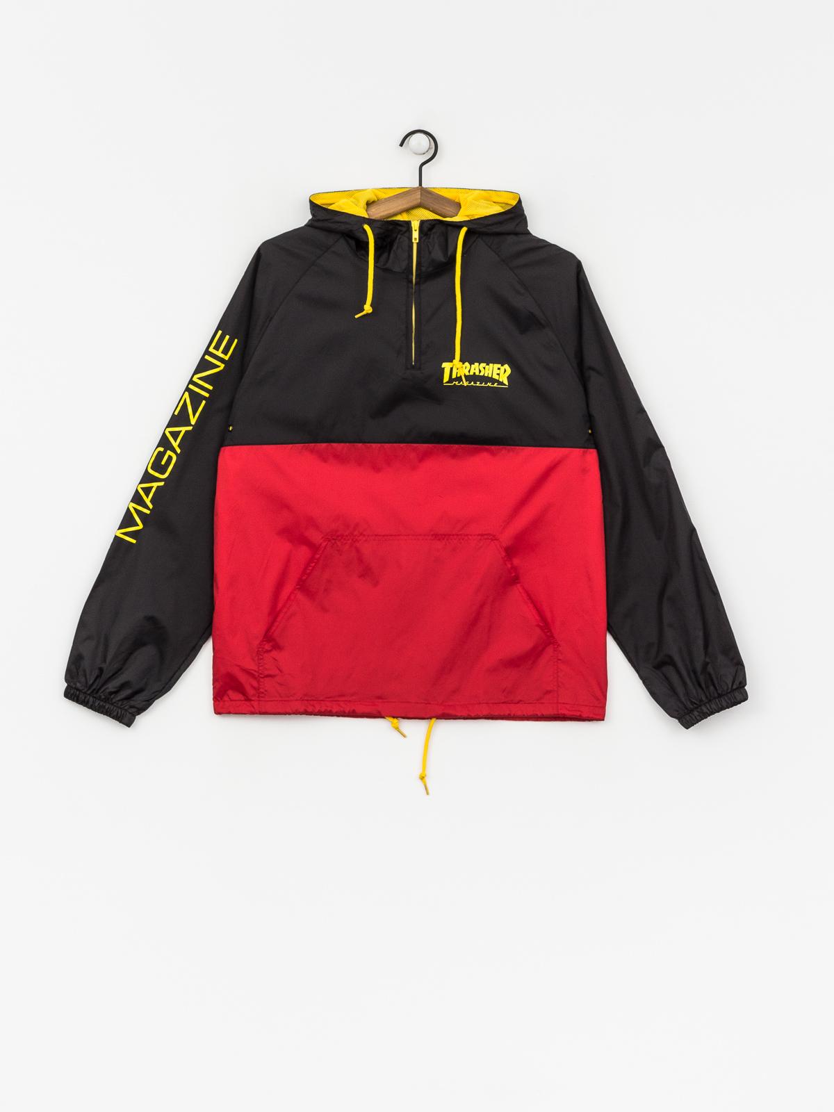 Thrasher Jacket Mag Logo Anorak (black red)