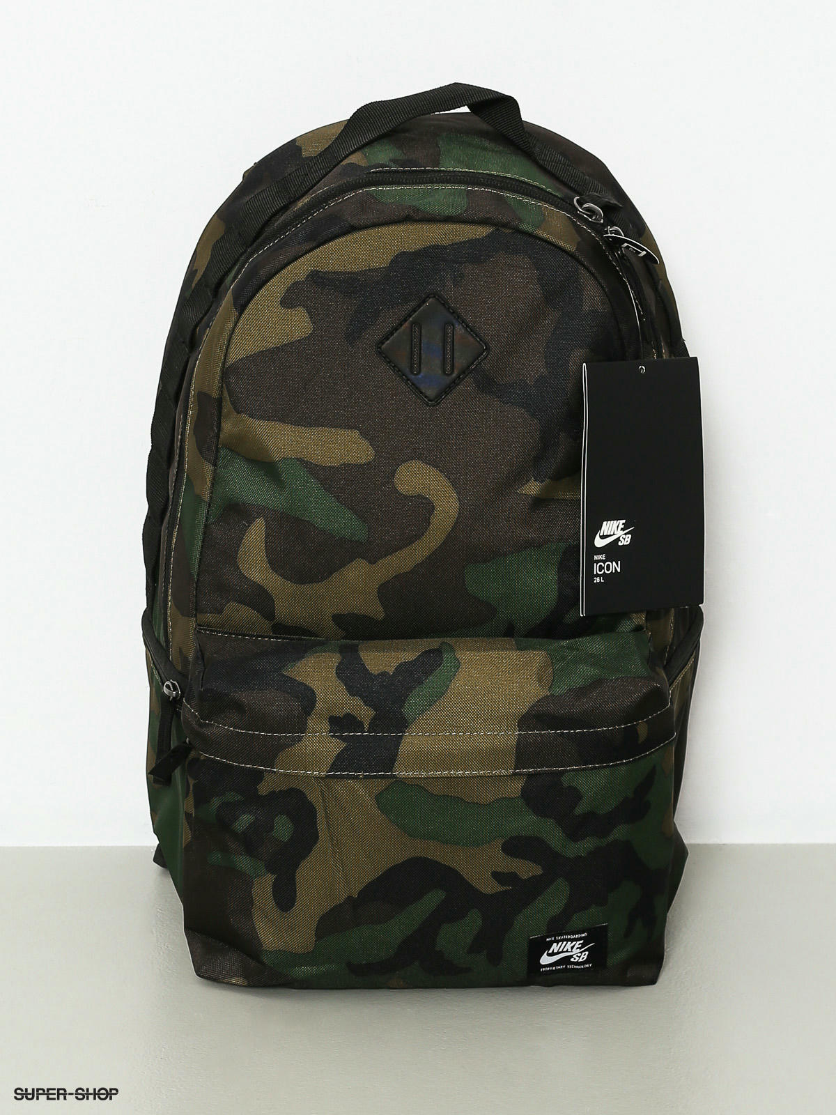 Nike SB Sb Icon Aop Backpack camo iguana black white