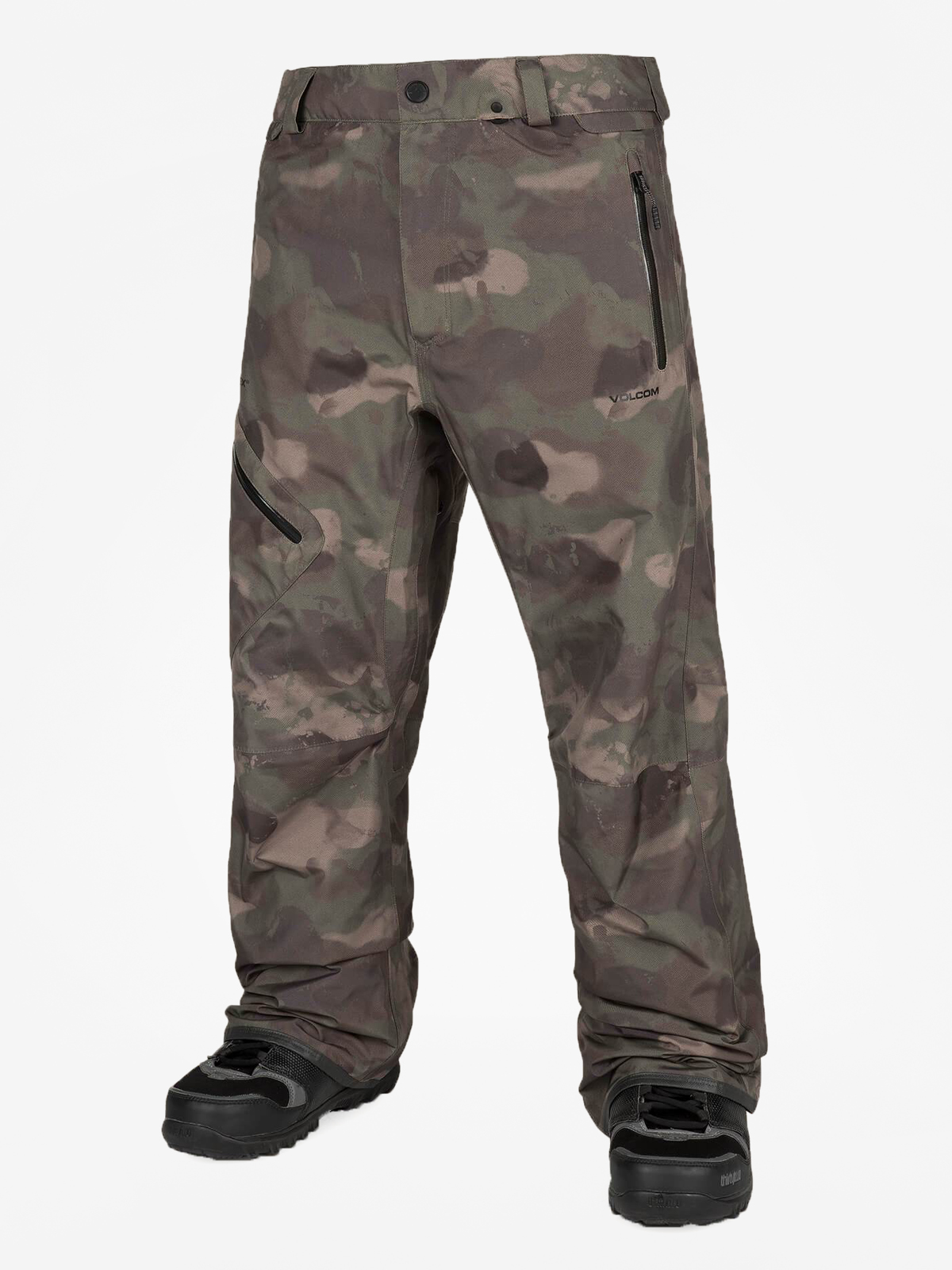 Mens Volcom L Gore Tex Snowboard pants (cam)