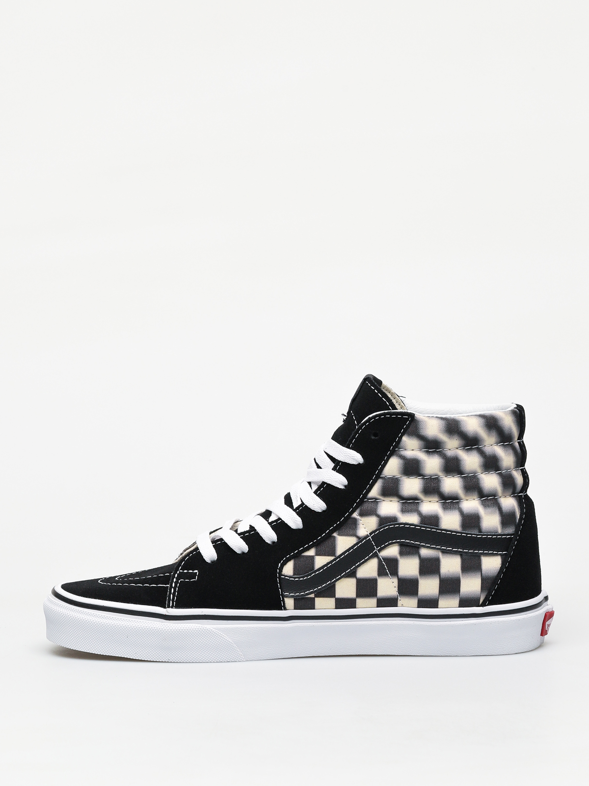 vans sk8 hi blur check