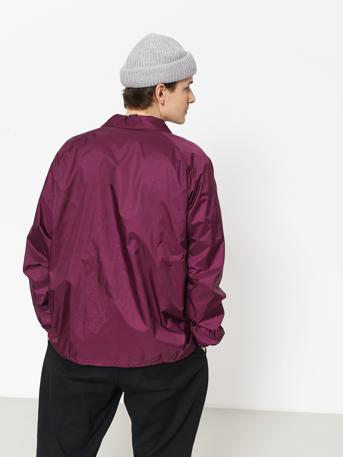 OBEY Anyway Jacket burgundy raspberry