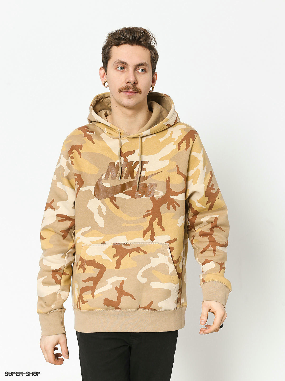 Nike sb icon camo hoodie sale