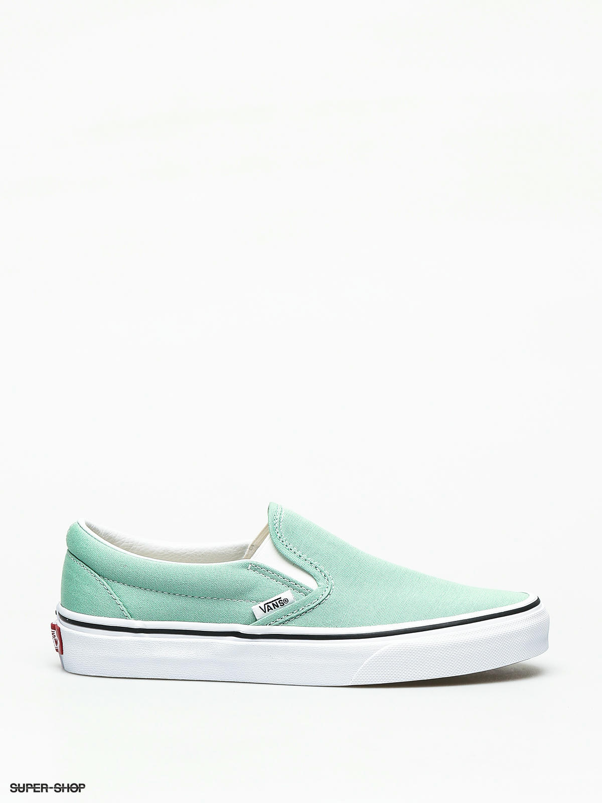 turquoise vans slip ons