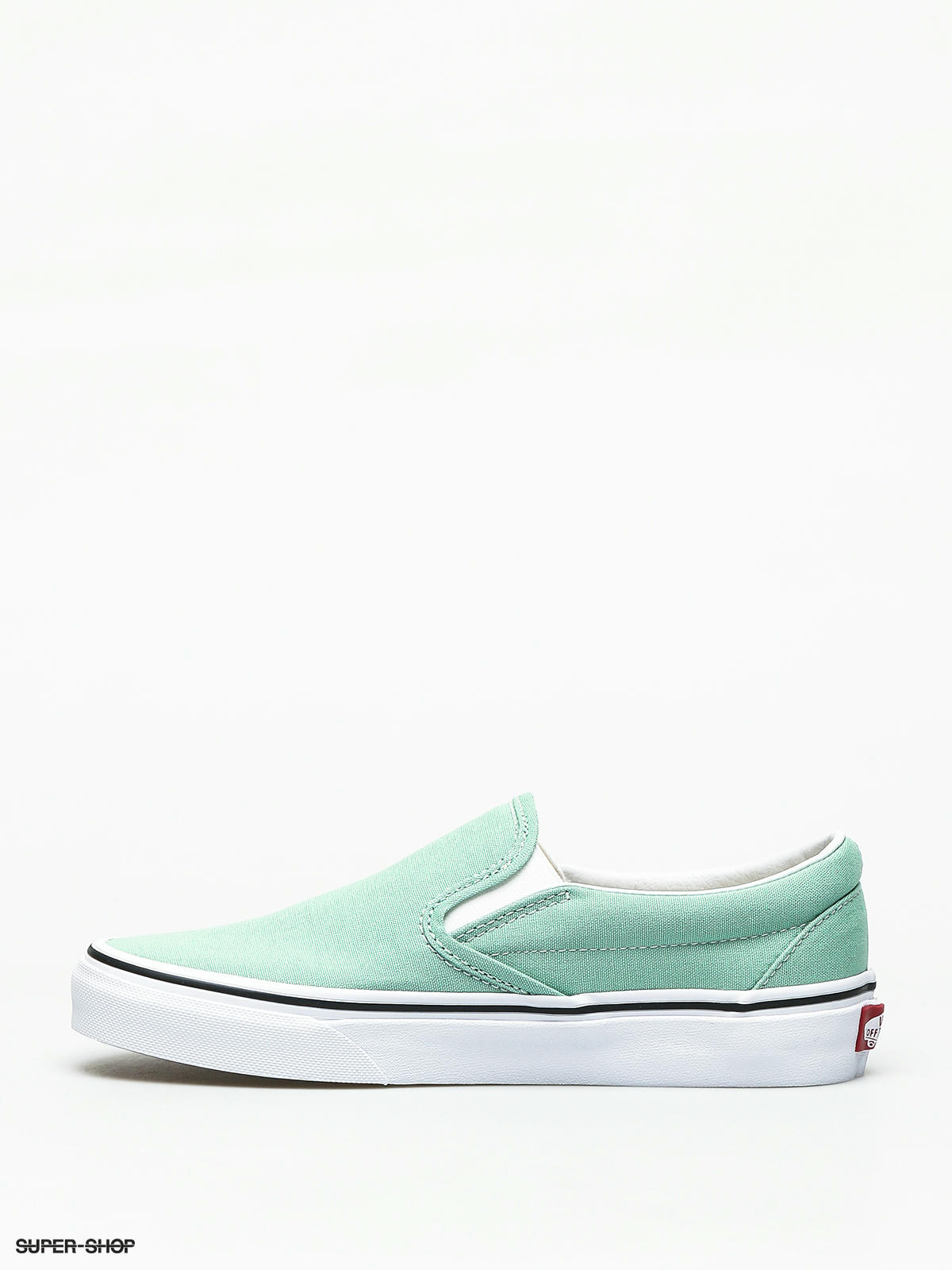 vans neptune green slip on