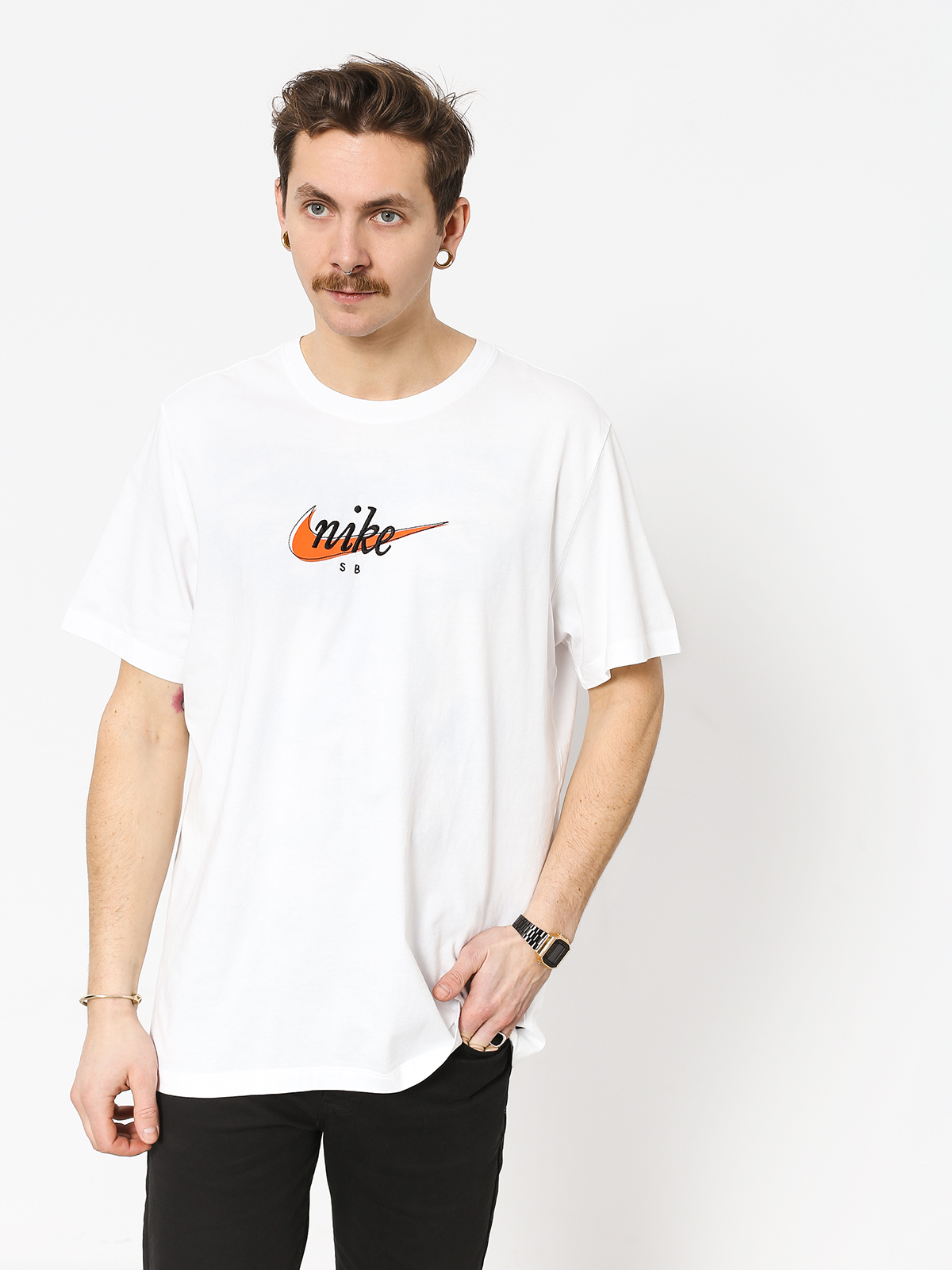Nike SB Sb Futura T-shirt (white/safety orange)
