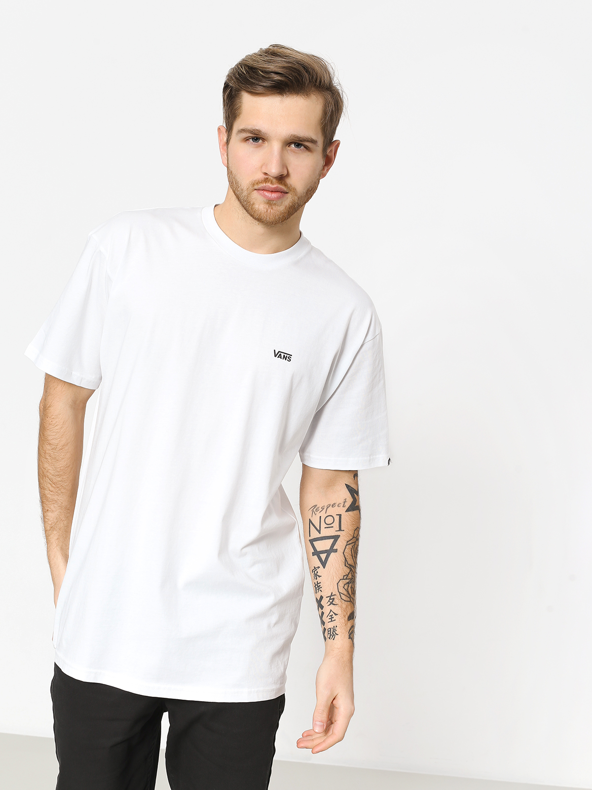 Vans Left Chest Logo T-shirt (white/black)