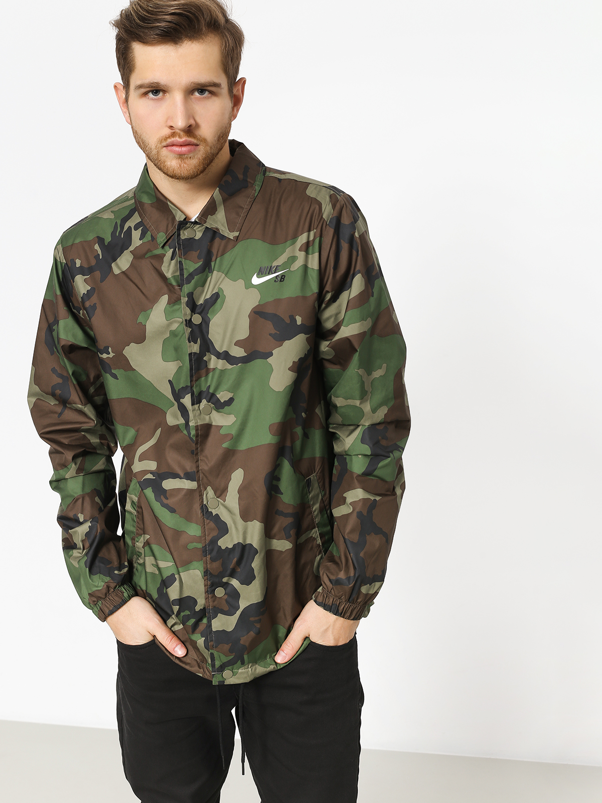 Nike SB Sb Shield Erdl Jacket (medium olive/white)