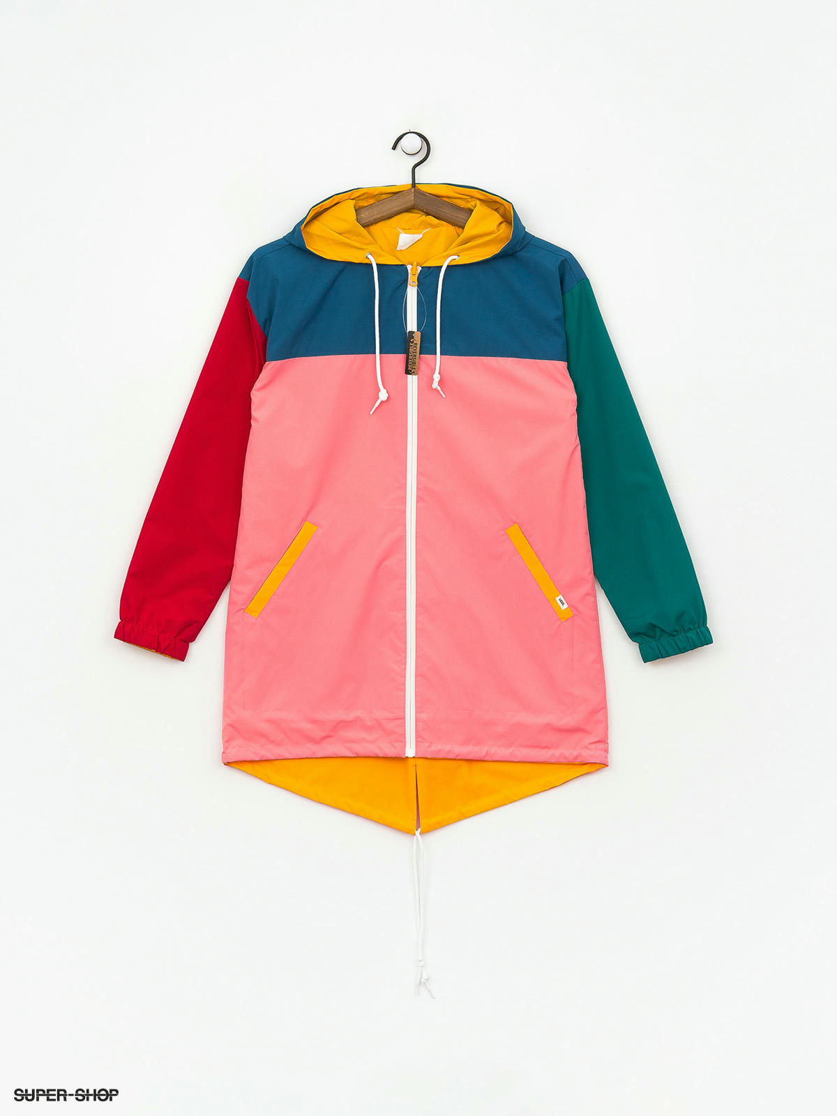 vans color block reversible parka jacket