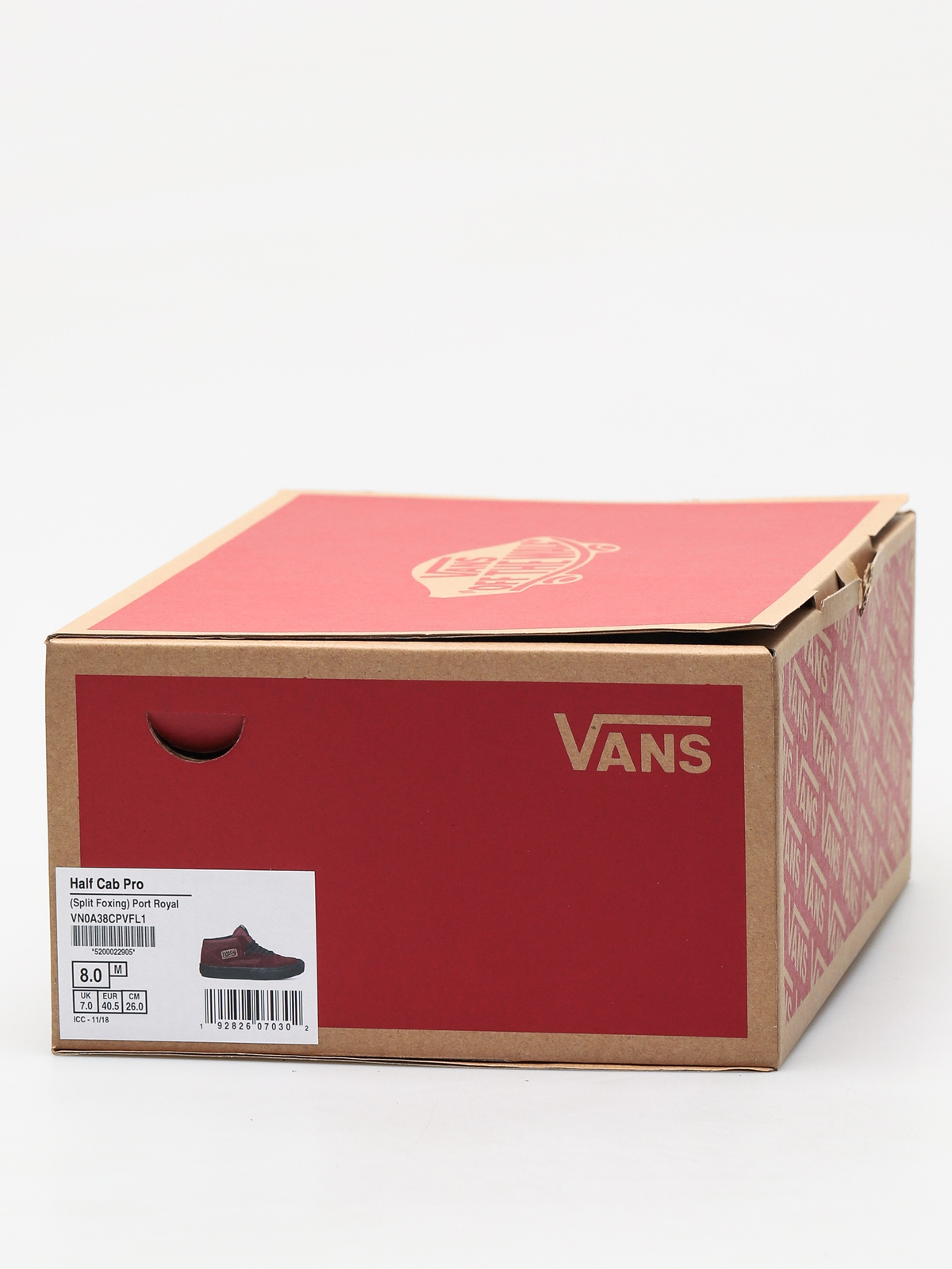 Vans Half Cab Pro Shoes (split foxing/port royale)