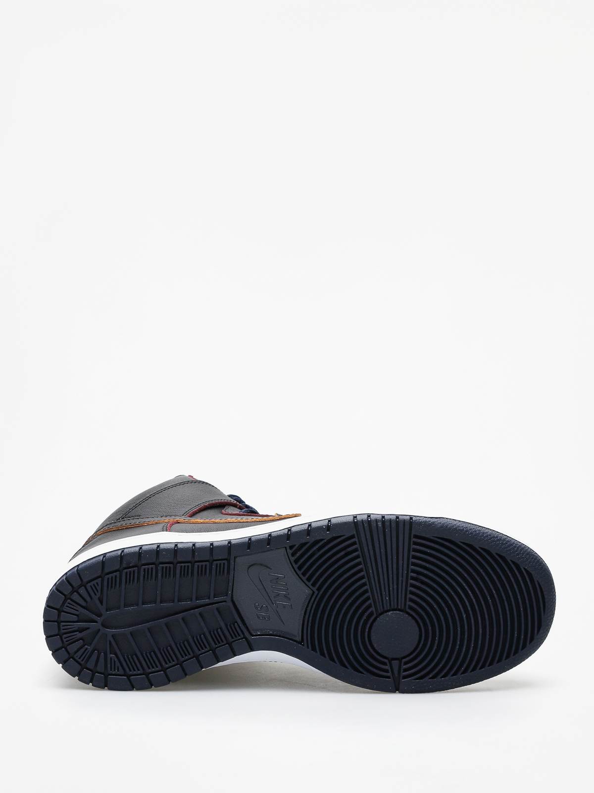 Nike SB Dunk High Pro Nba Shoes (black/black college navy team red)