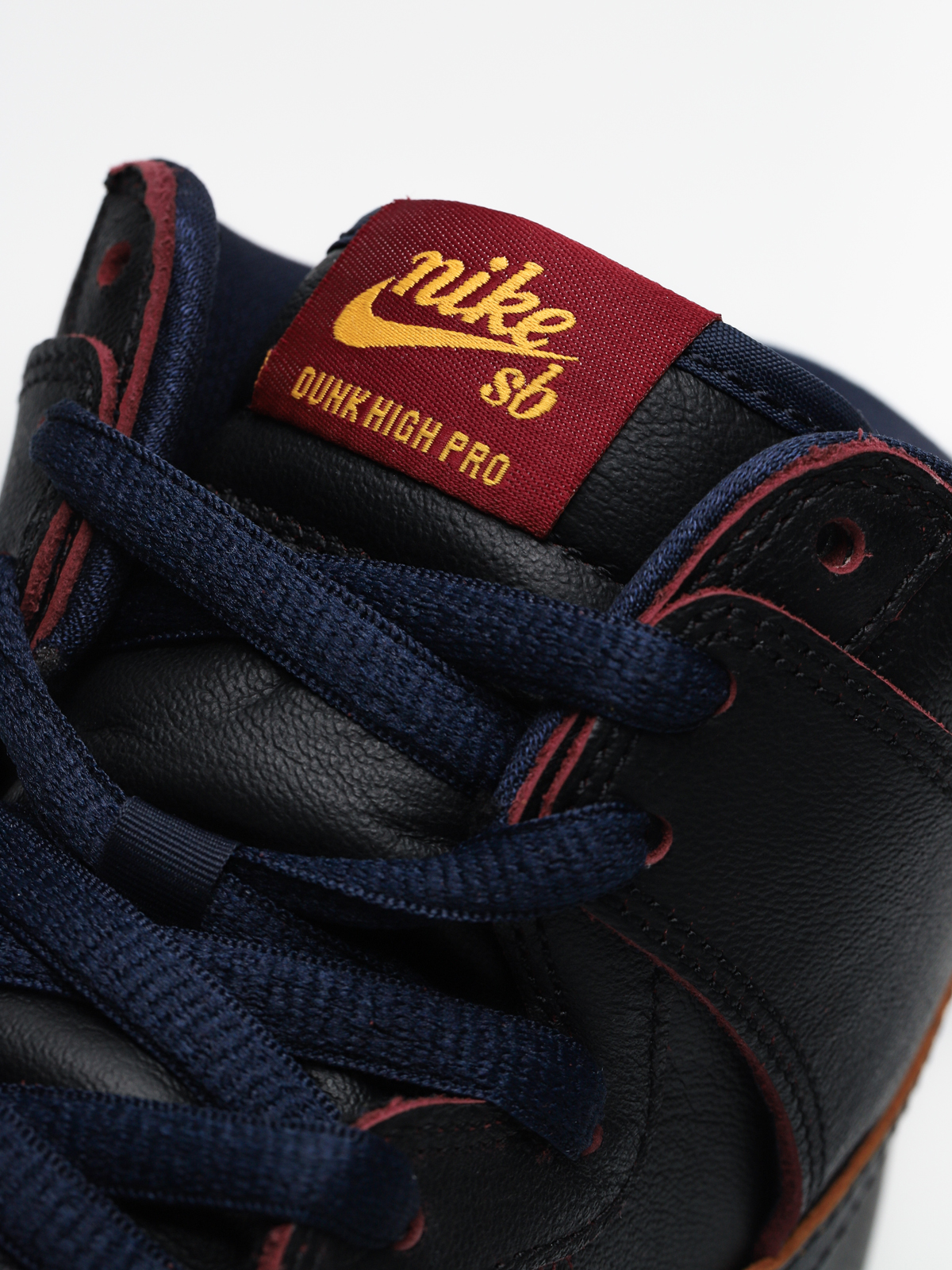 Nike SB Dunk High Pro Nba Shoes (black/black college navy team red)