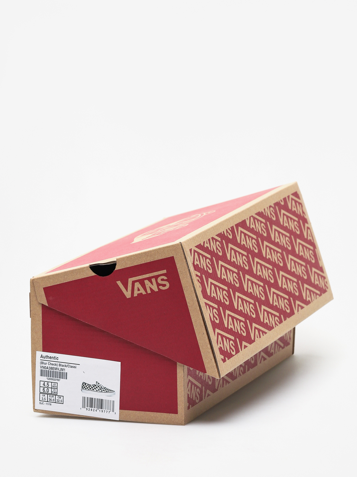 authentic blur check vans