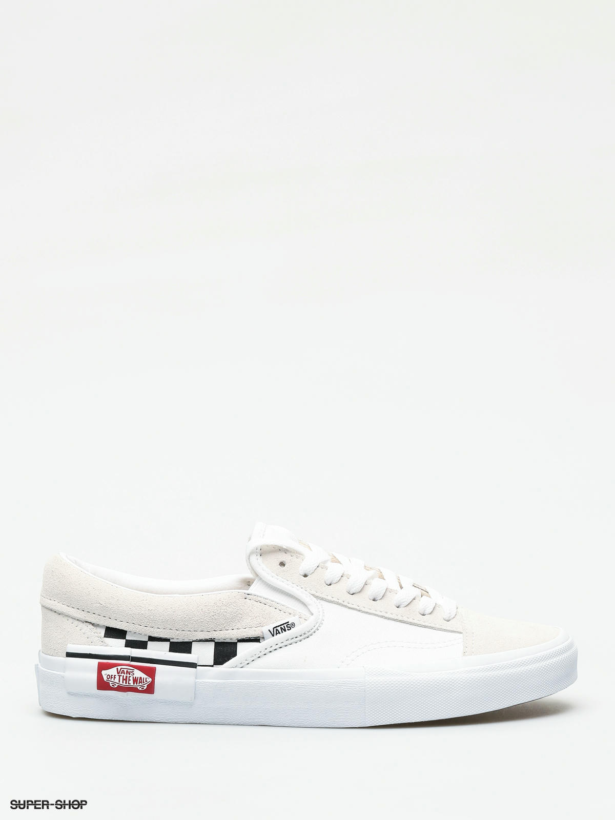 vans checkerboard cap slip on