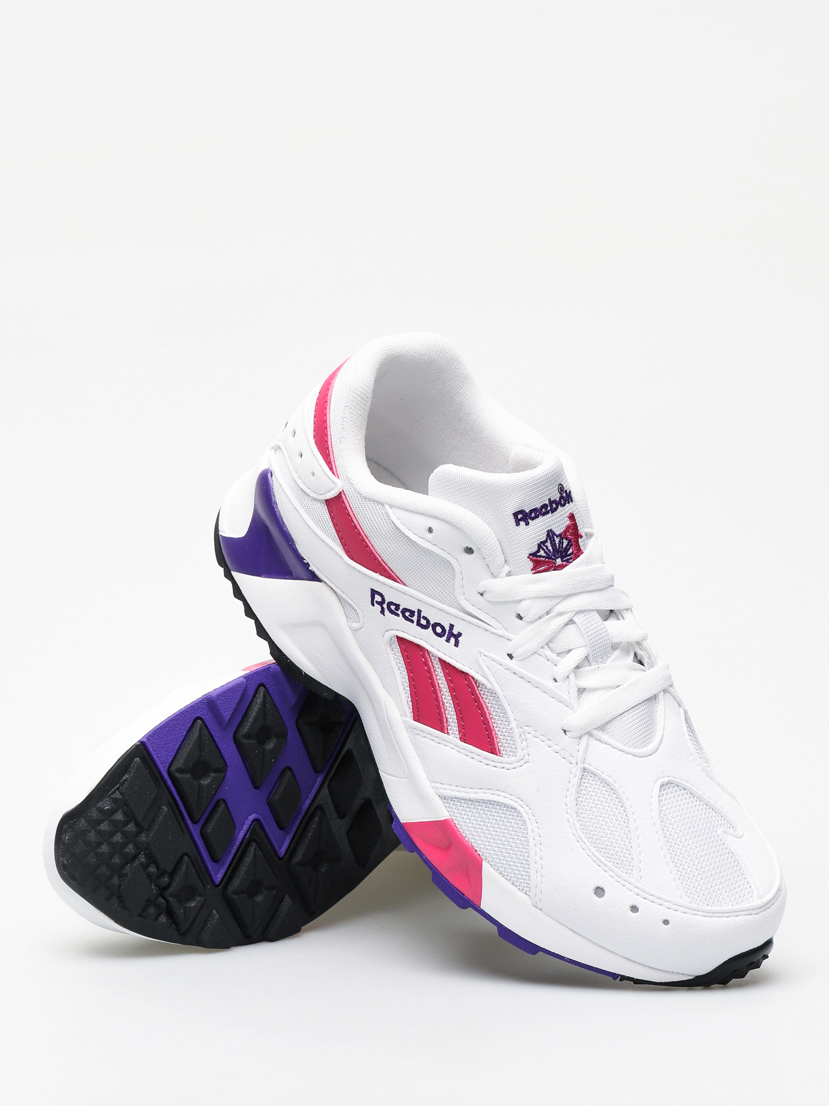 Reebok Aztrek Shoes (white/rose/cobalt/pu)