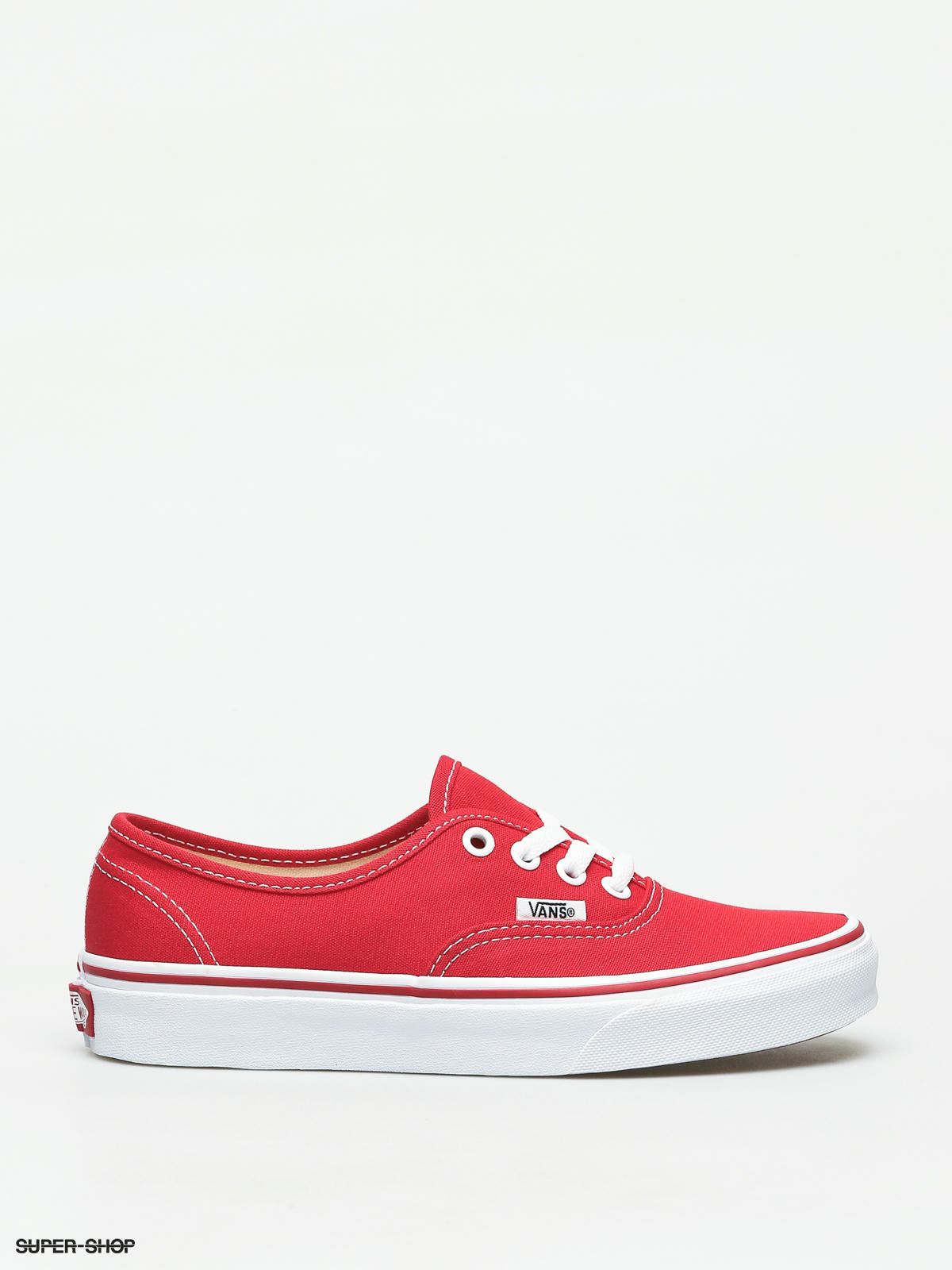 vans authentic red