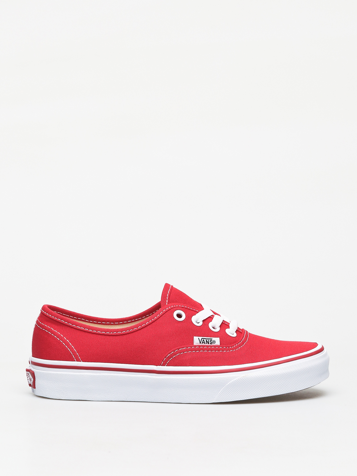 low cut red vans