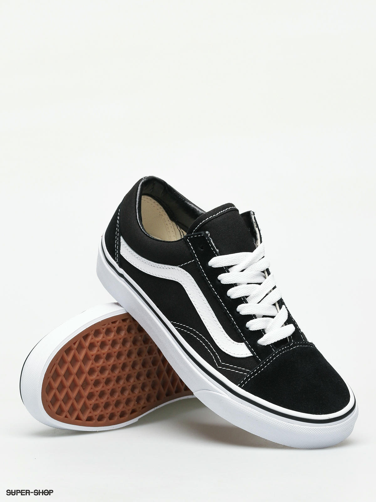 vans old skool black and white boots