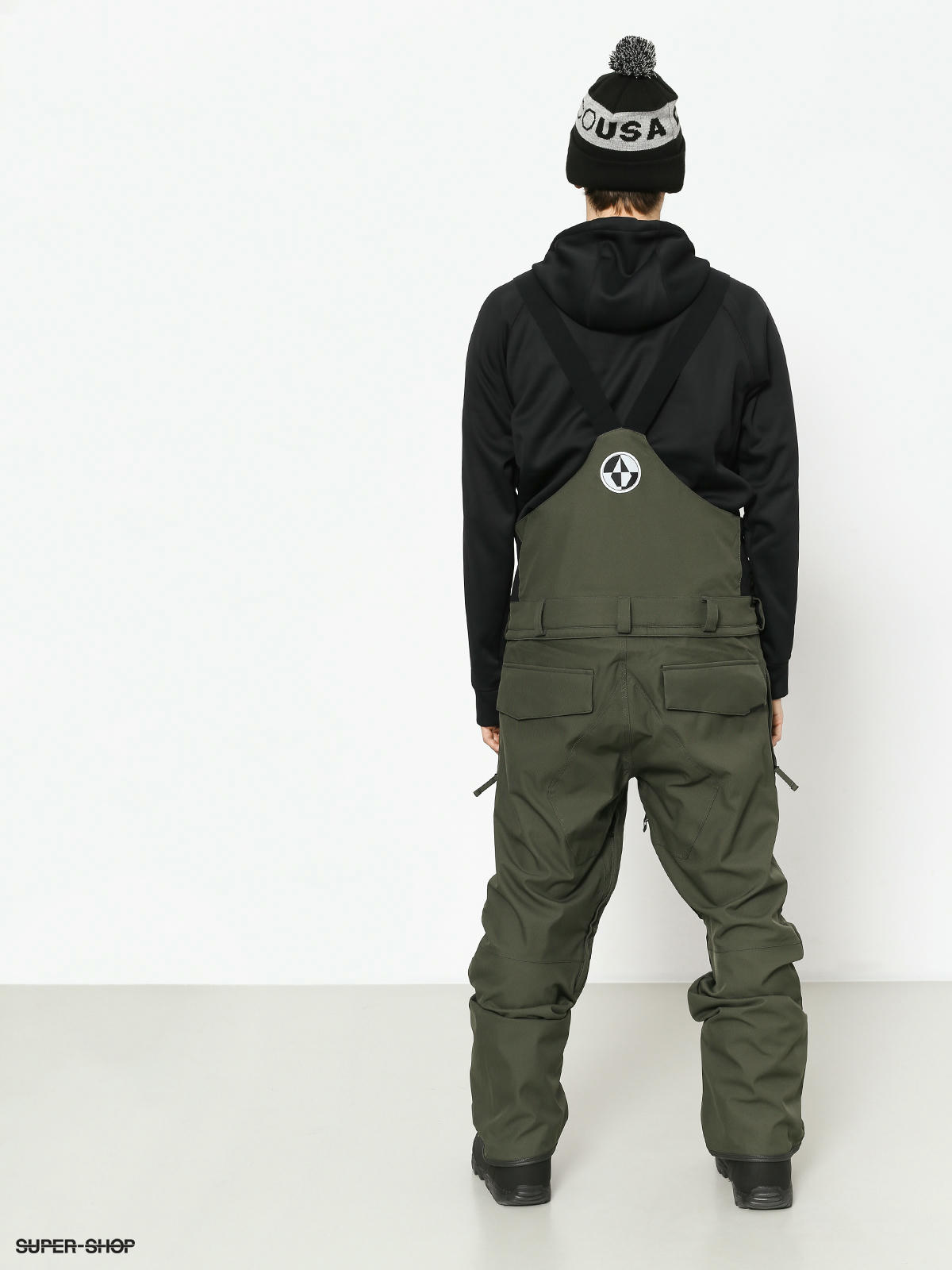 volcom roan bib overall snowboard pants