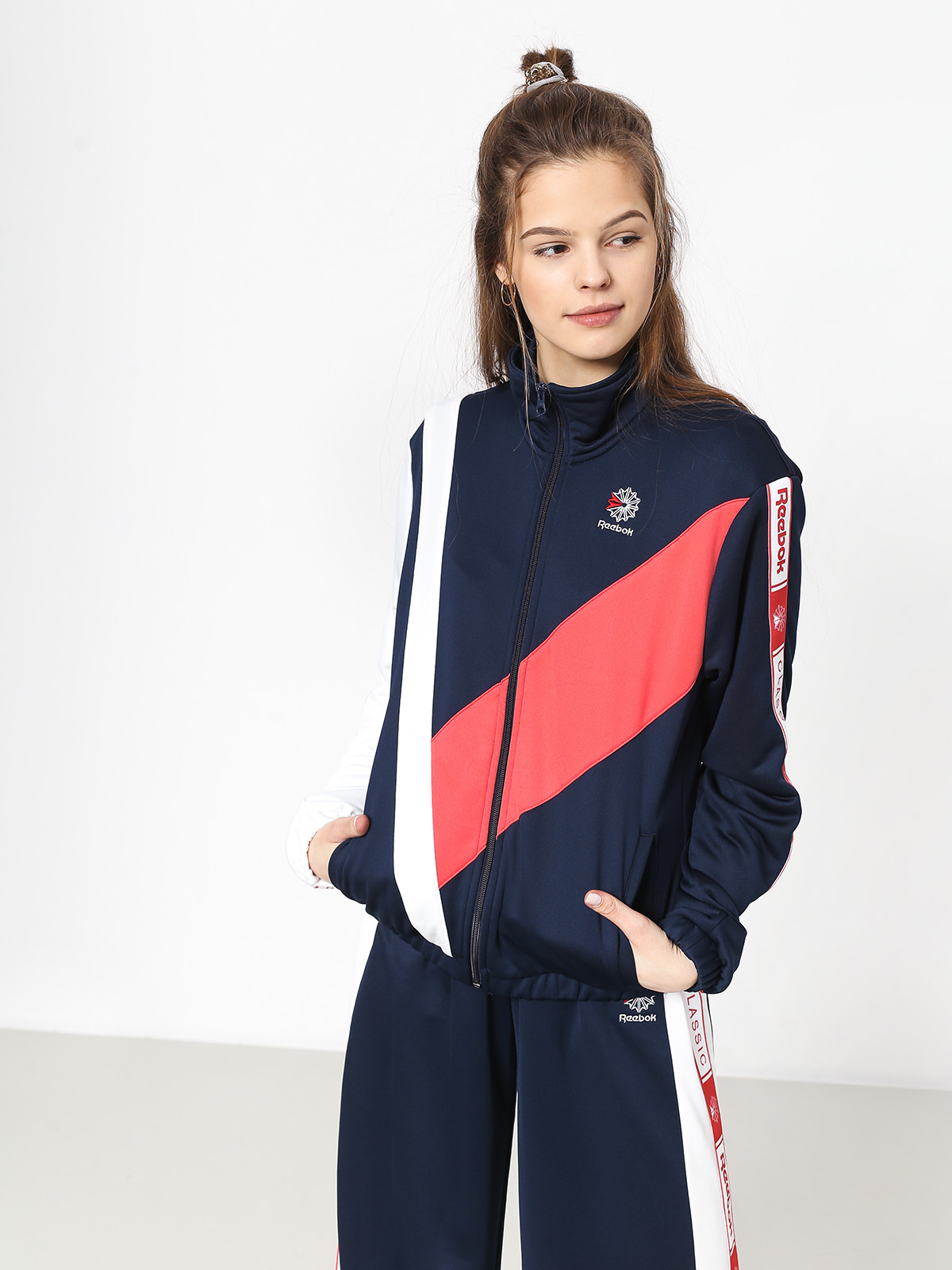Reebok Cl Tracktop Sweatshirt Wmn (conavy)