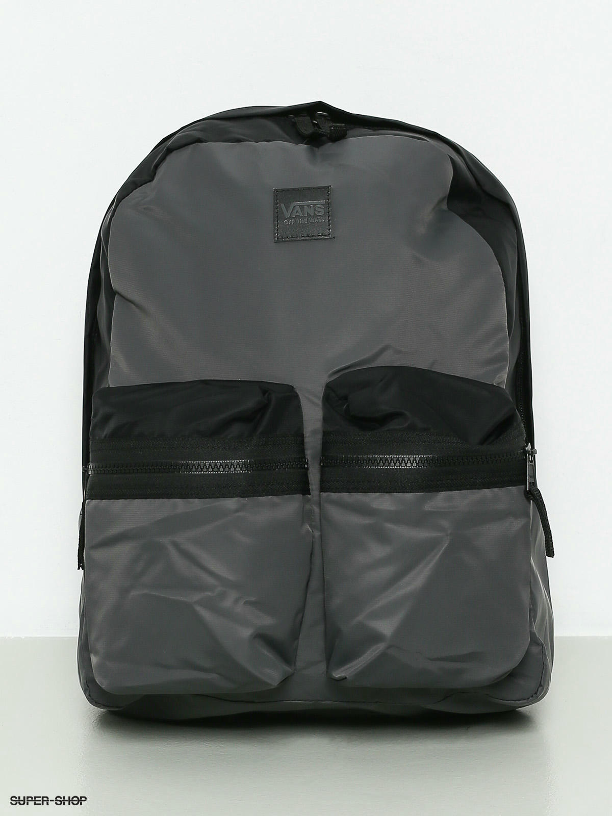 Vans Double Down Backpack Wmn grey asphalt black