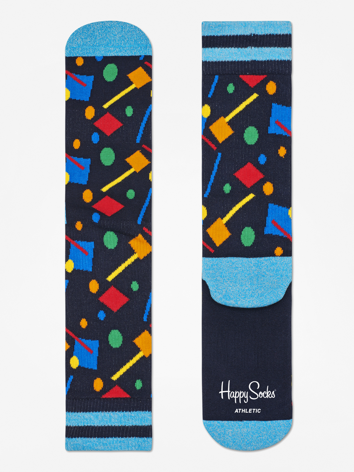 Happy Socks Athletic Confetti Socken (black/blue/multi)
