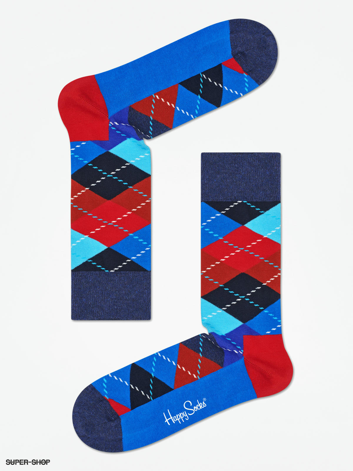 blue happy socks