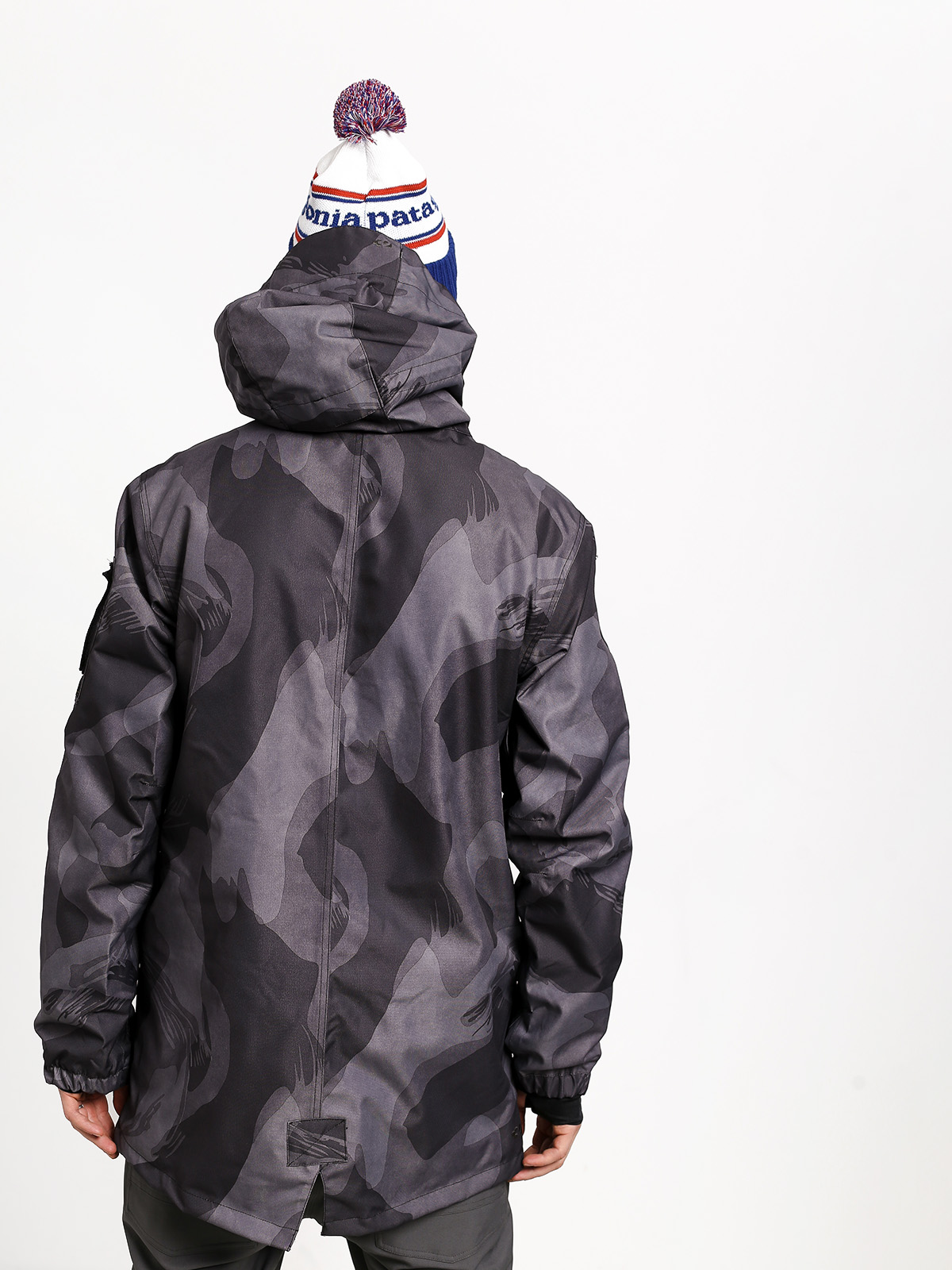 Mens ThirtyTwo Deep Creek Snowboard jacket (black/camo)