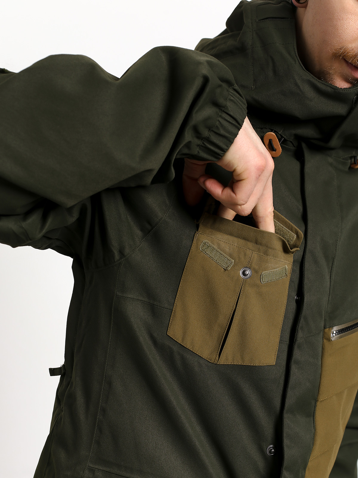 Mens ThirtyTwo Surplus Snowboard jacket (military)