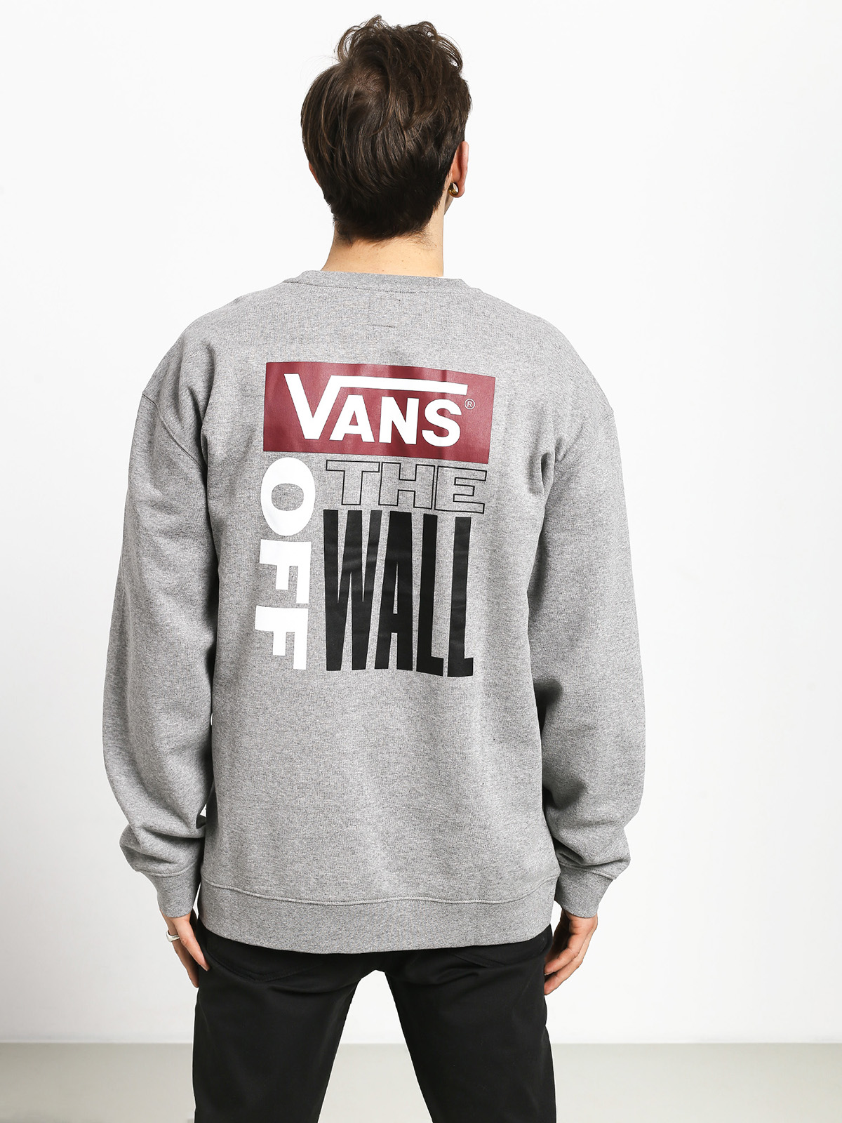 Vans Retro Tall Type Sweatshirt (cement heather)