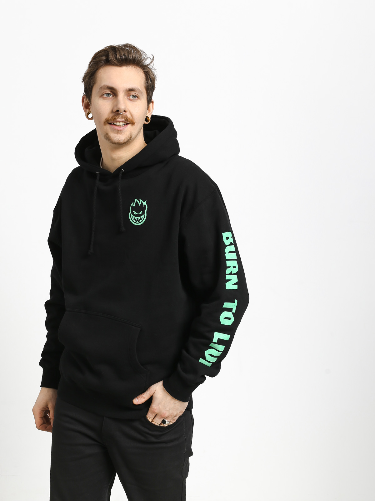 Spitfire glow in store the dark hoodie