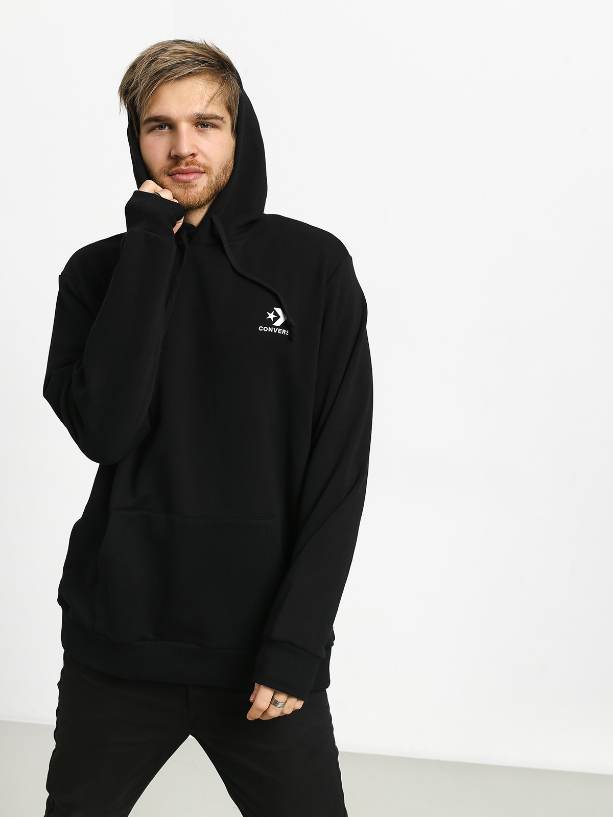 Converse Star Chevron Emb HD Hoodie (black)