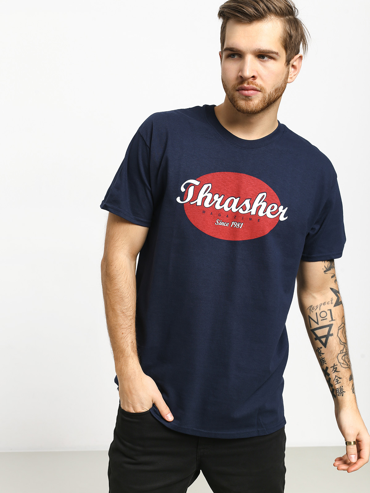 navy thrasher shirt