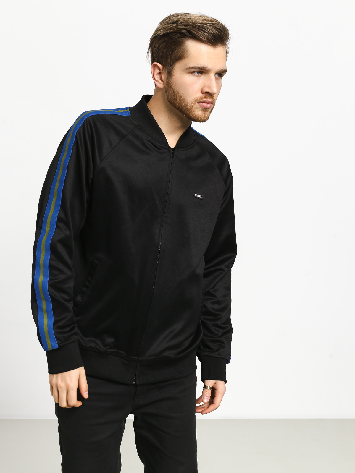 Stussy Jacket Poly Track - black (black)