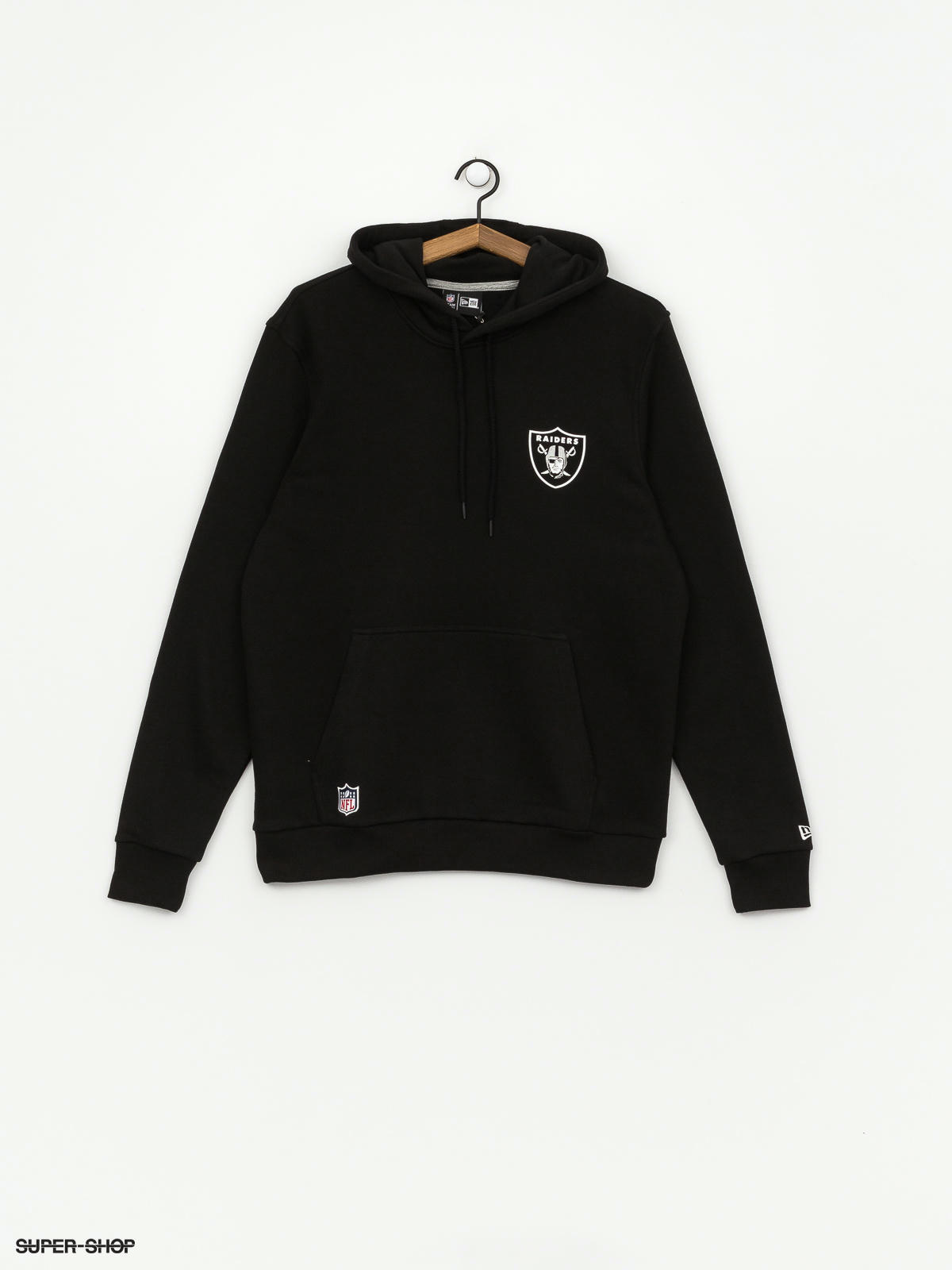 New era Oakland Raiders Team Logo Crew Neck Sweatshirt Black