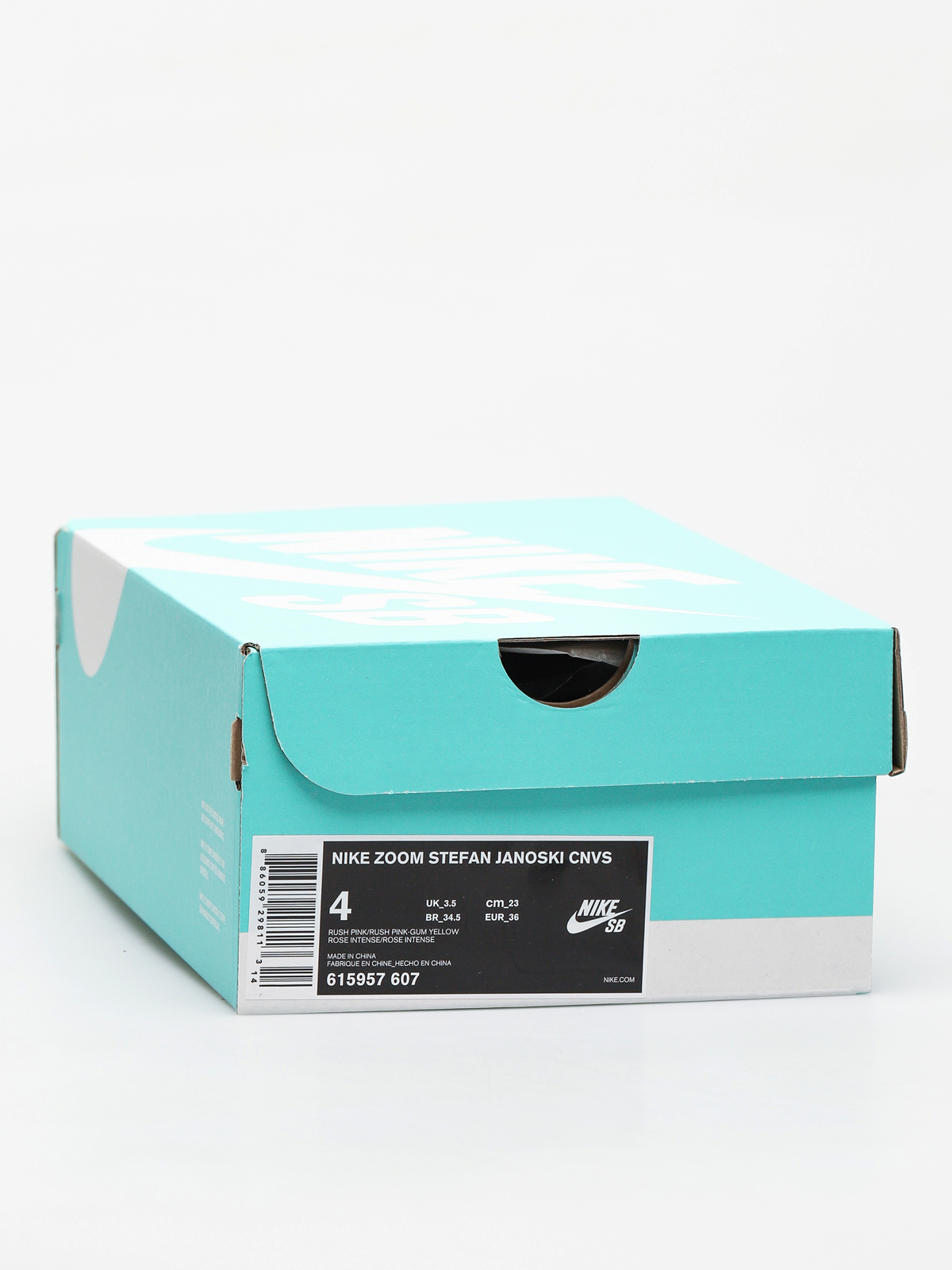 Nike SB Stefan Janoski Canvas Shoes (rush pink/rush pink gum yellow)