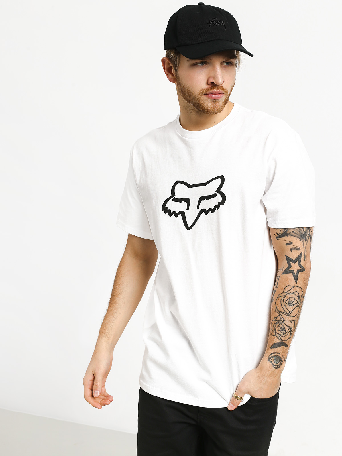 Fox Legacy Head T-shirt (opt wht)