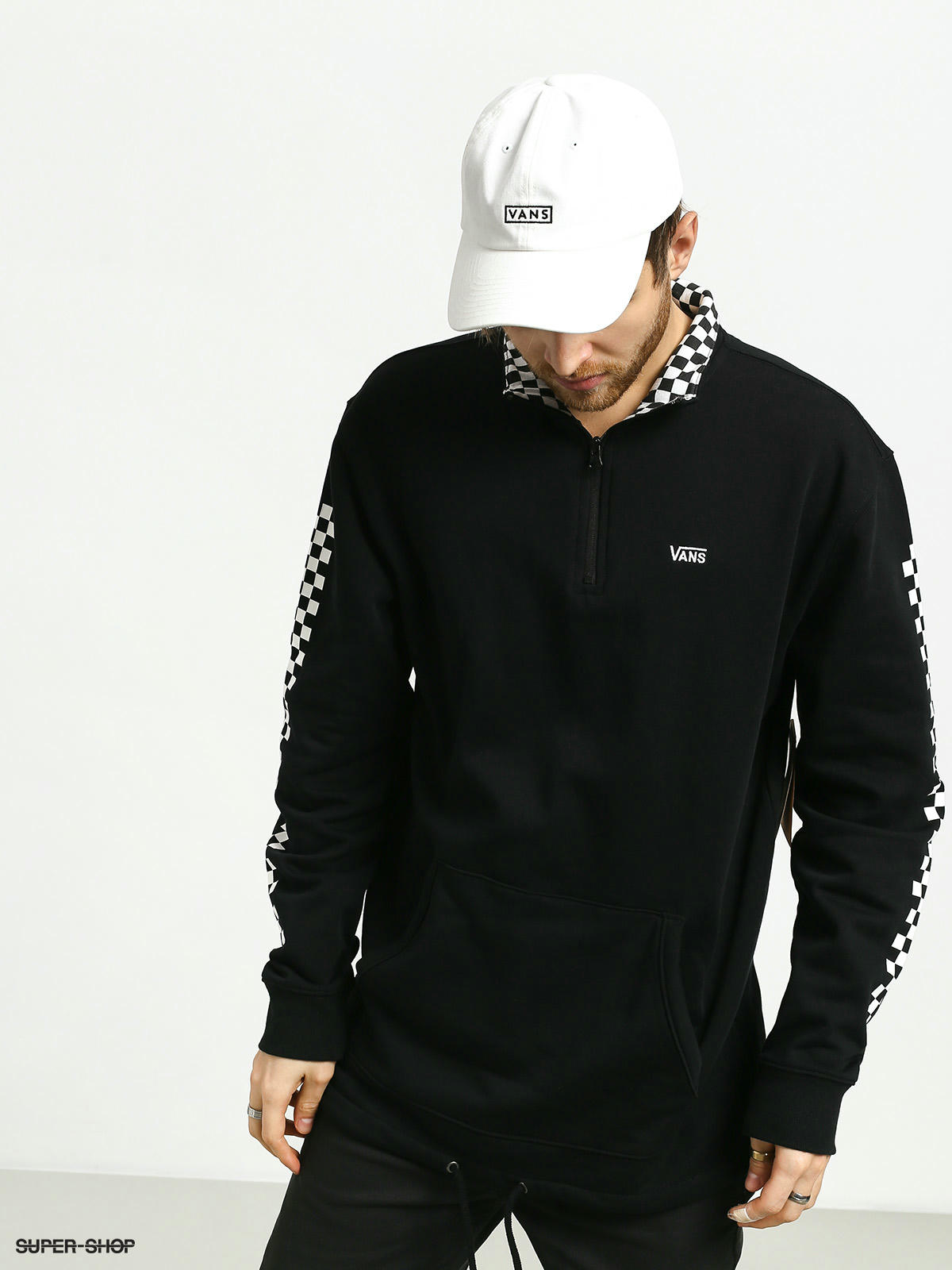 Vans checkerboard zip best sale hoodie