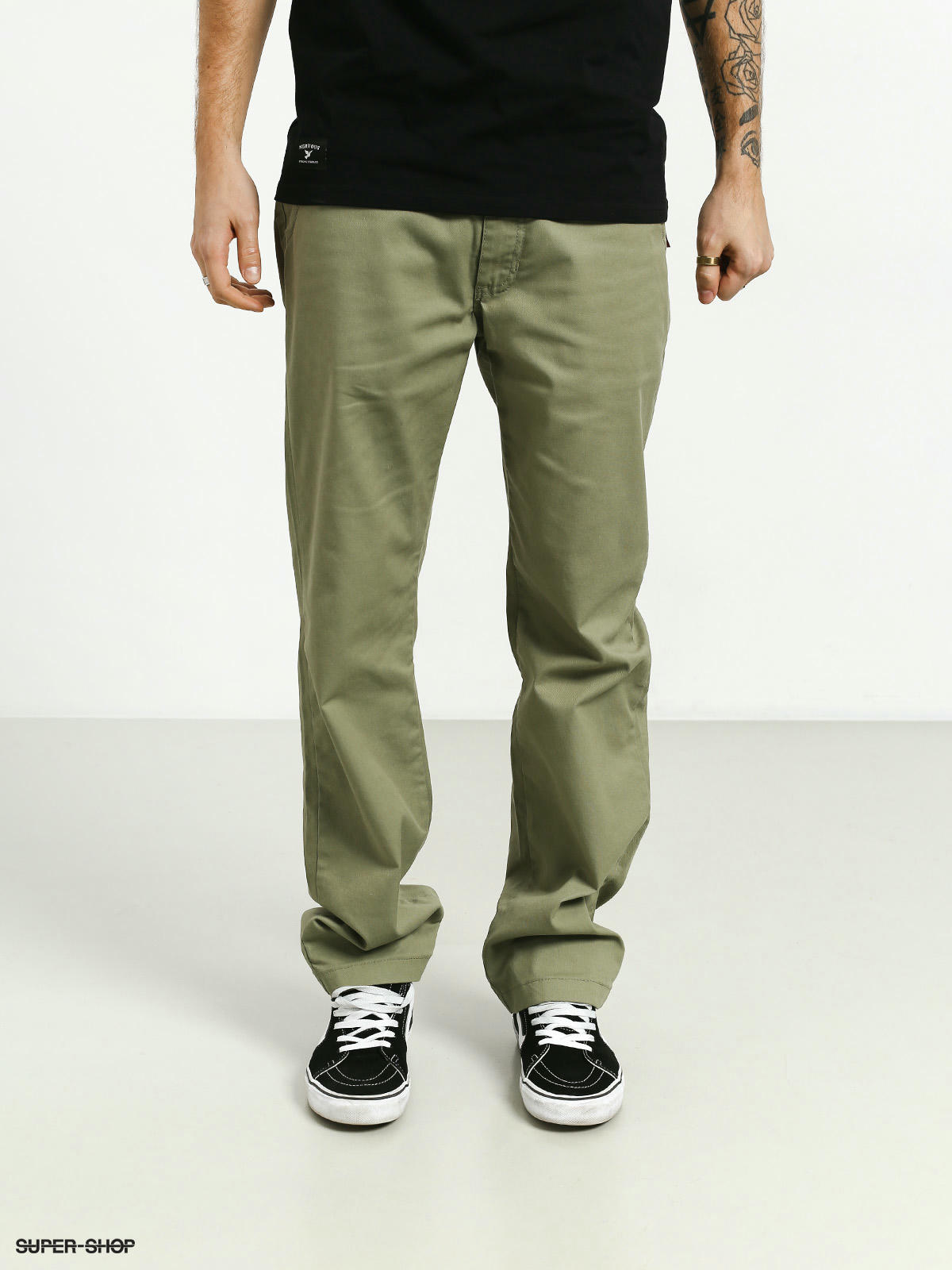 green vans pants