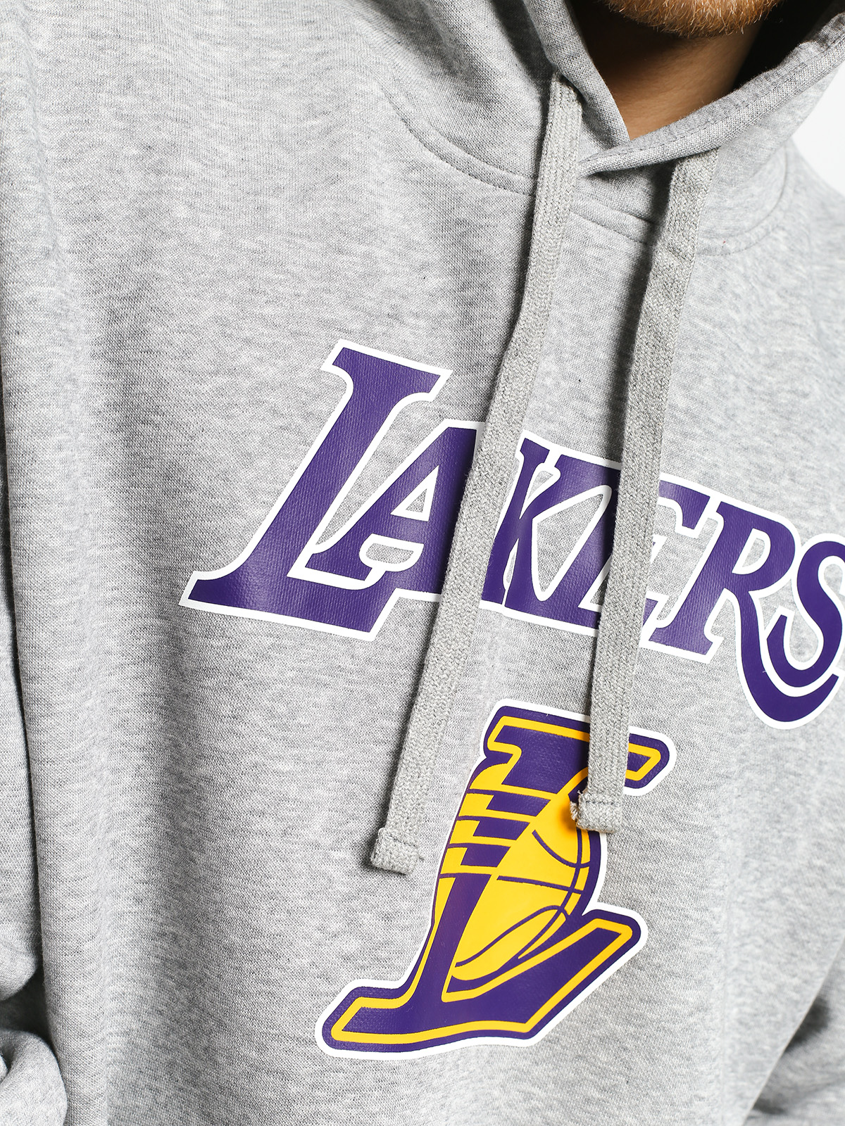 New Era Top 6 Los Angeles Lakers HD Hoodie (heather gray)