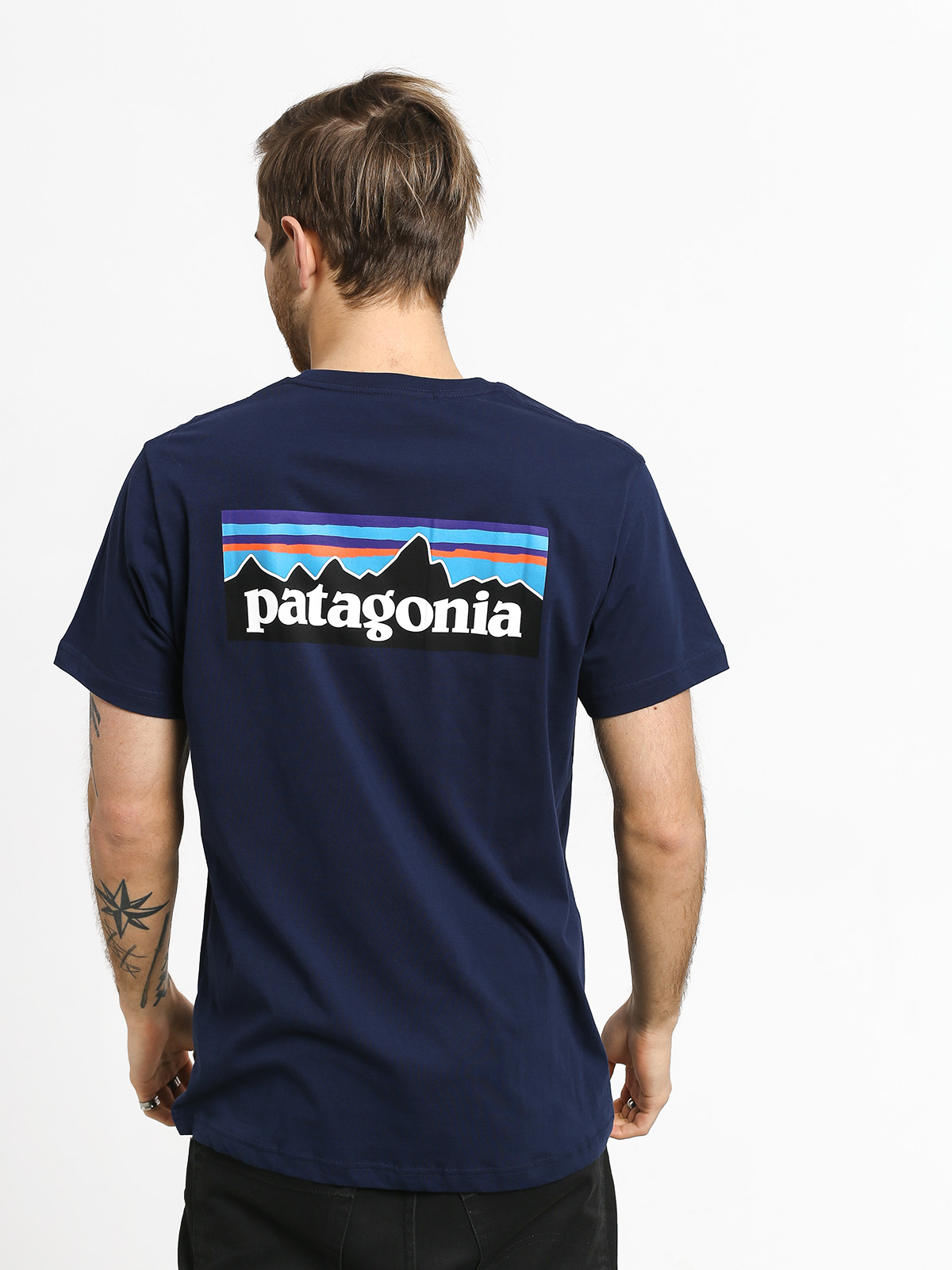 Patagonia Logo Organic T-shirt (classic navy)